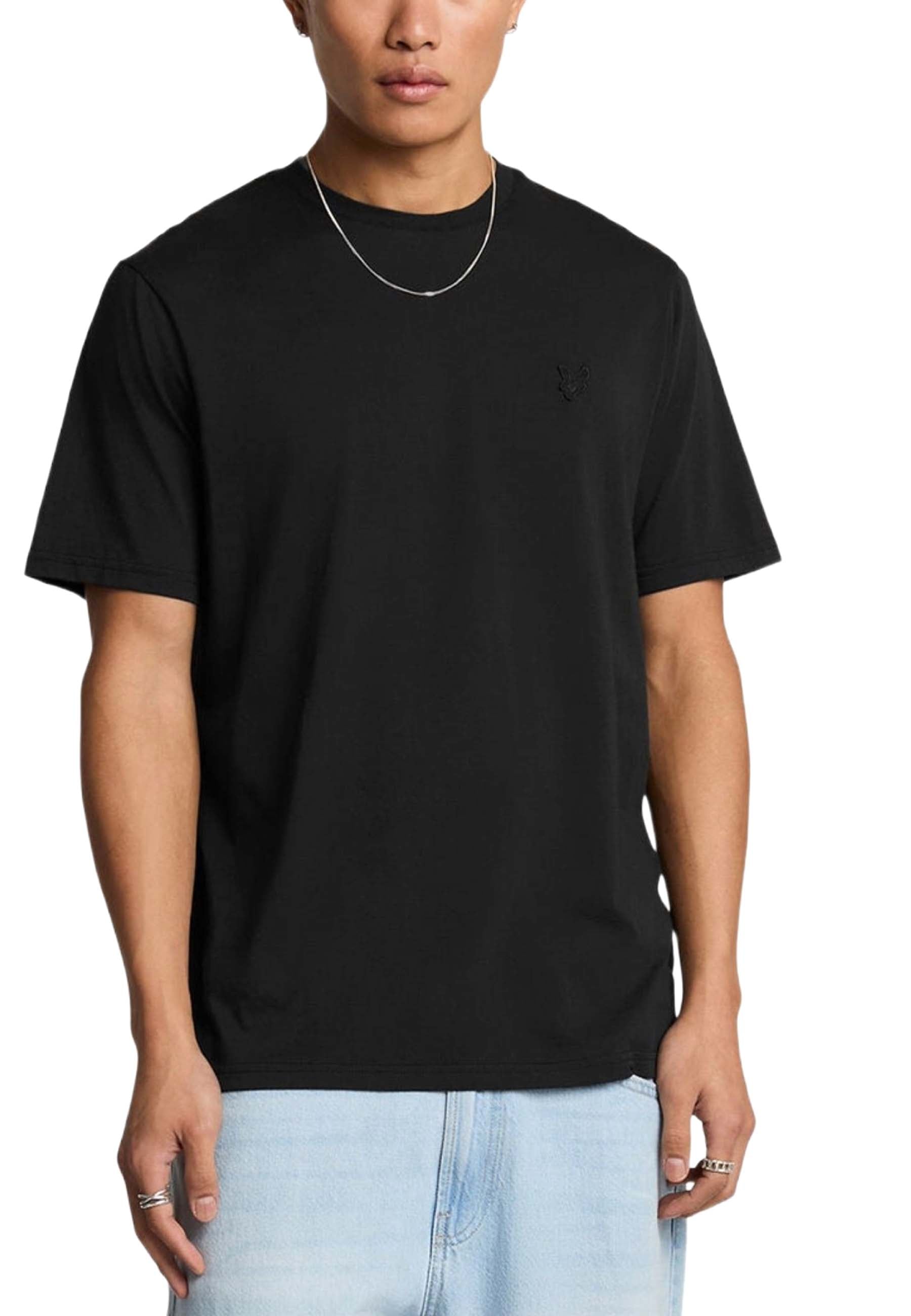 T-shirt Nero Lyle & Scott