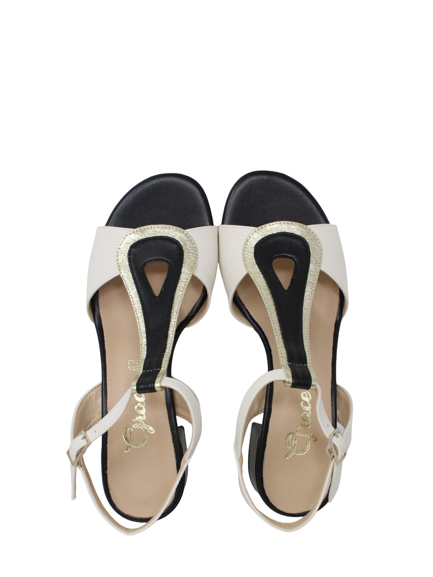 Sandali tacco Beige Grace Shoes