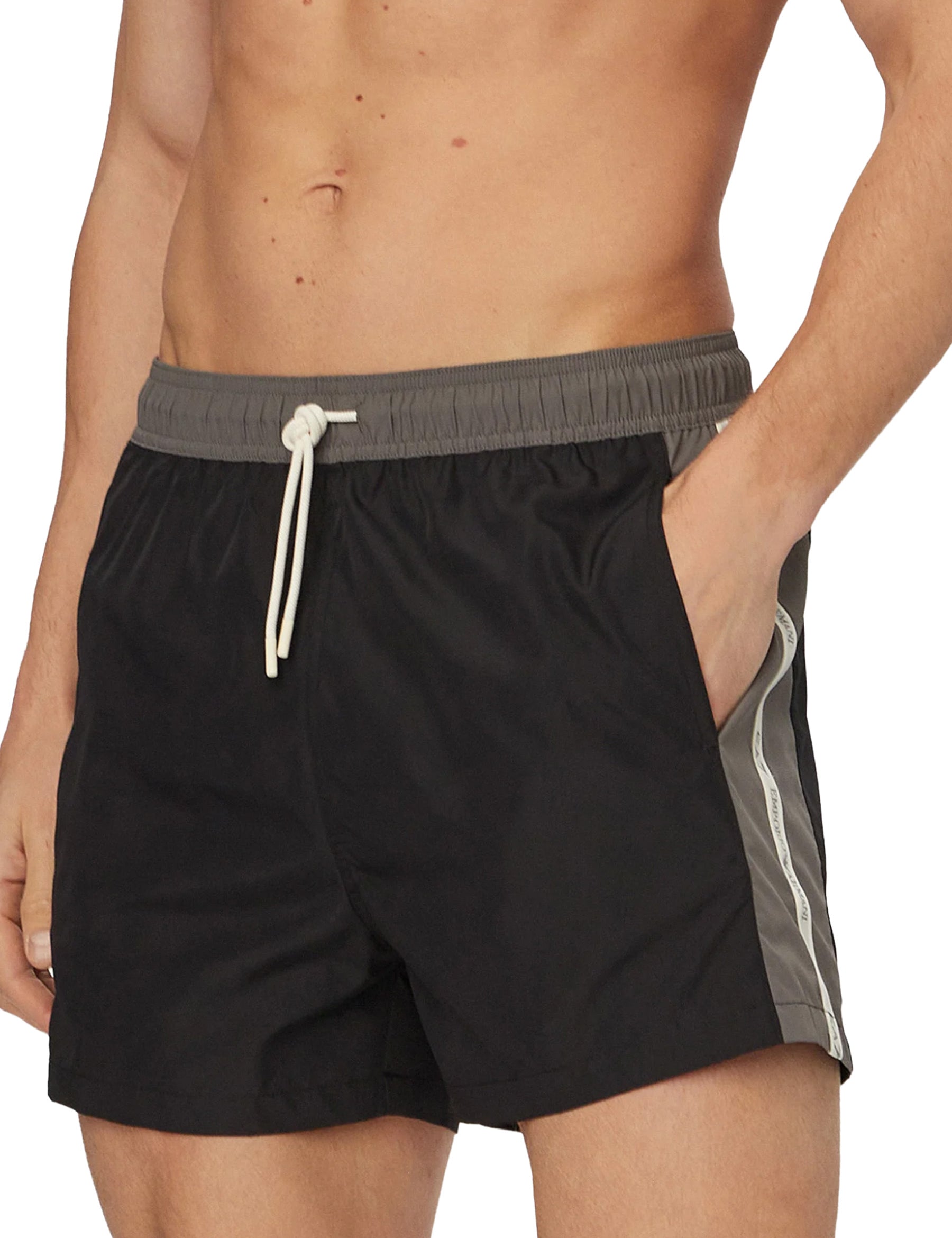 Costumi Nero Ea7 Emporio Armani