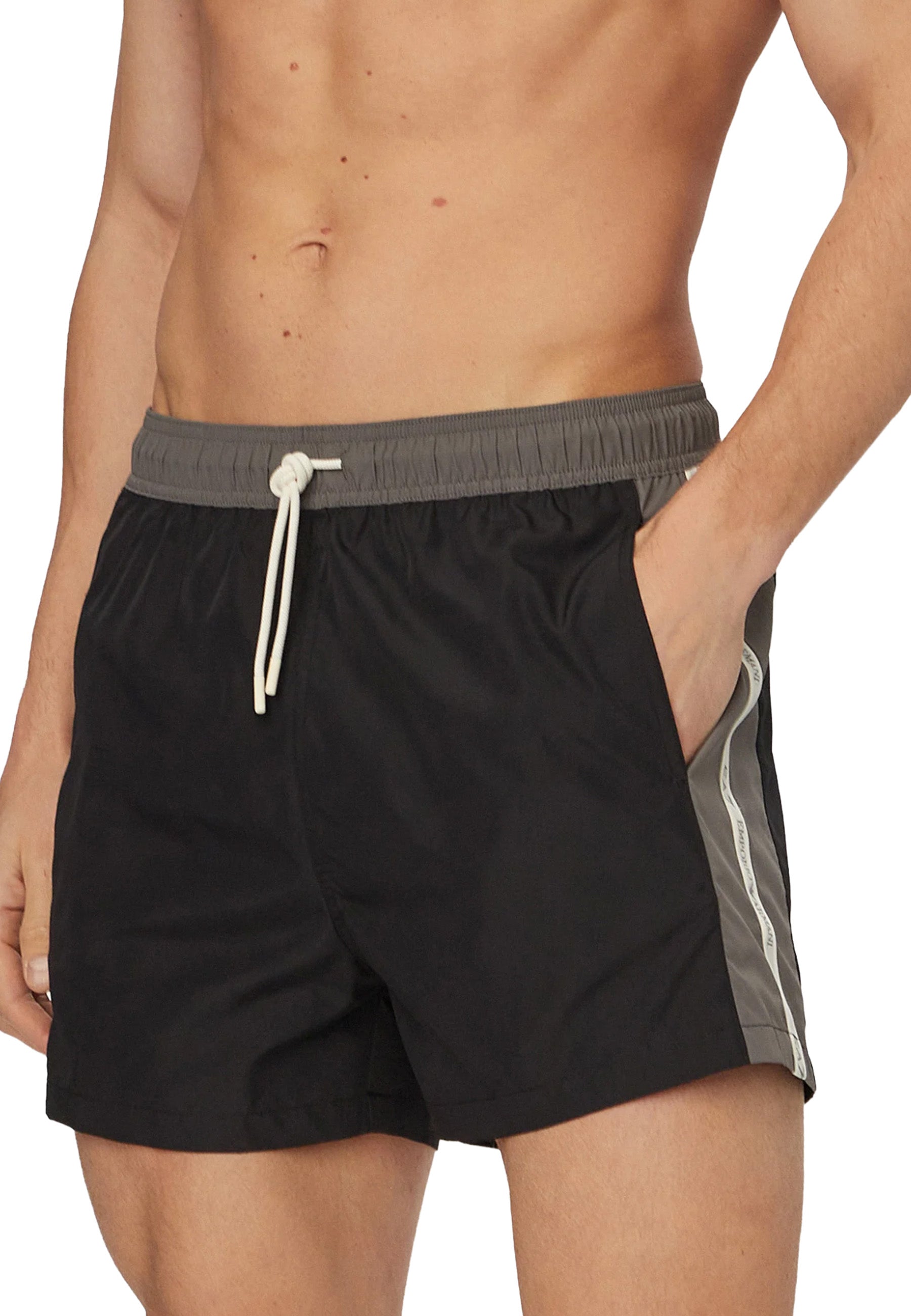 Costumi Nero Ea7 Emporio Armani