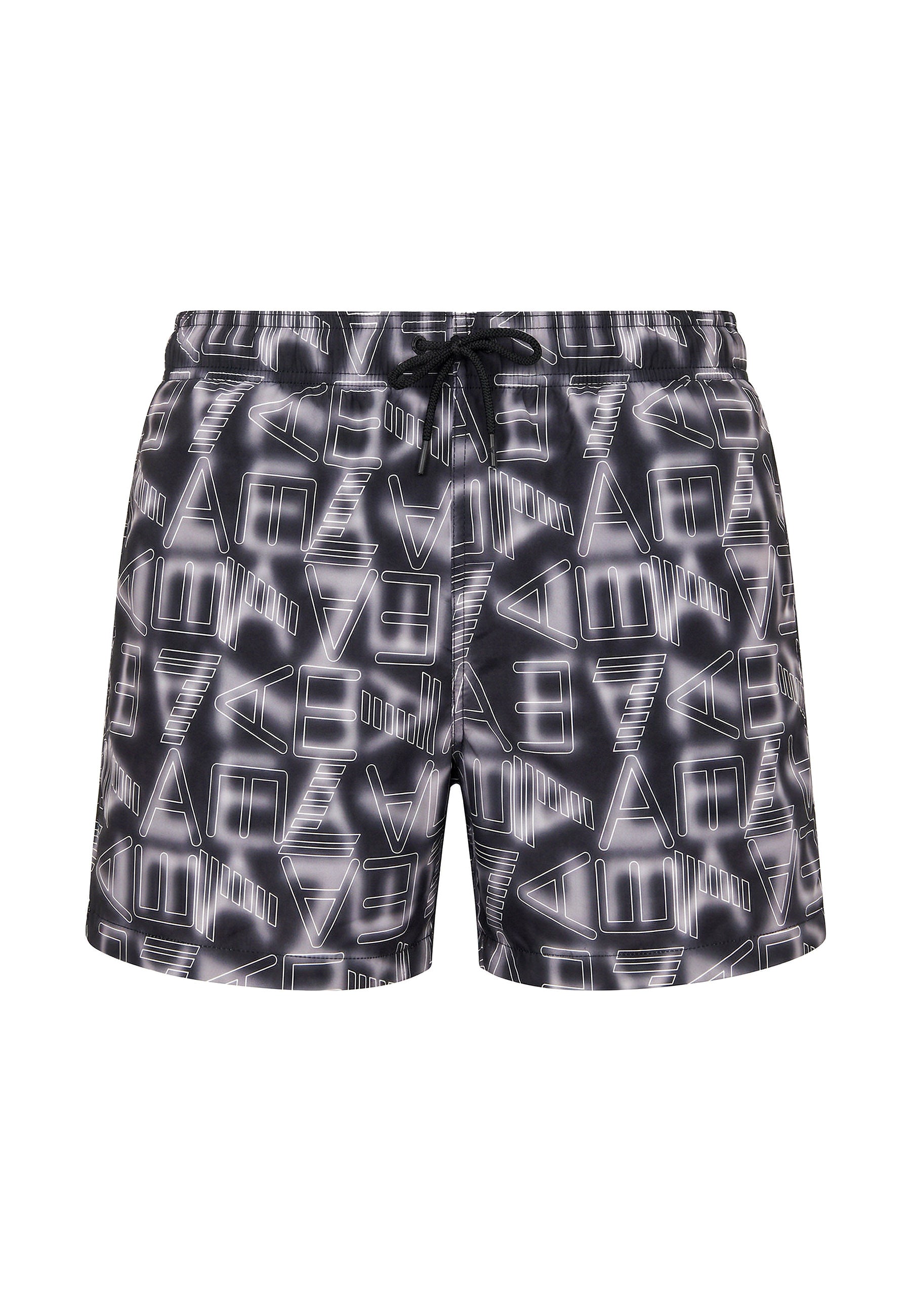 Costumi Nero Ea7 Emporio Armani