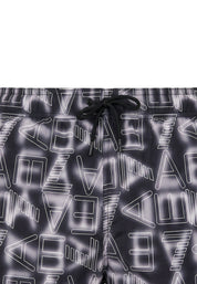 Costumi Nero Ea7 Emporio Armani