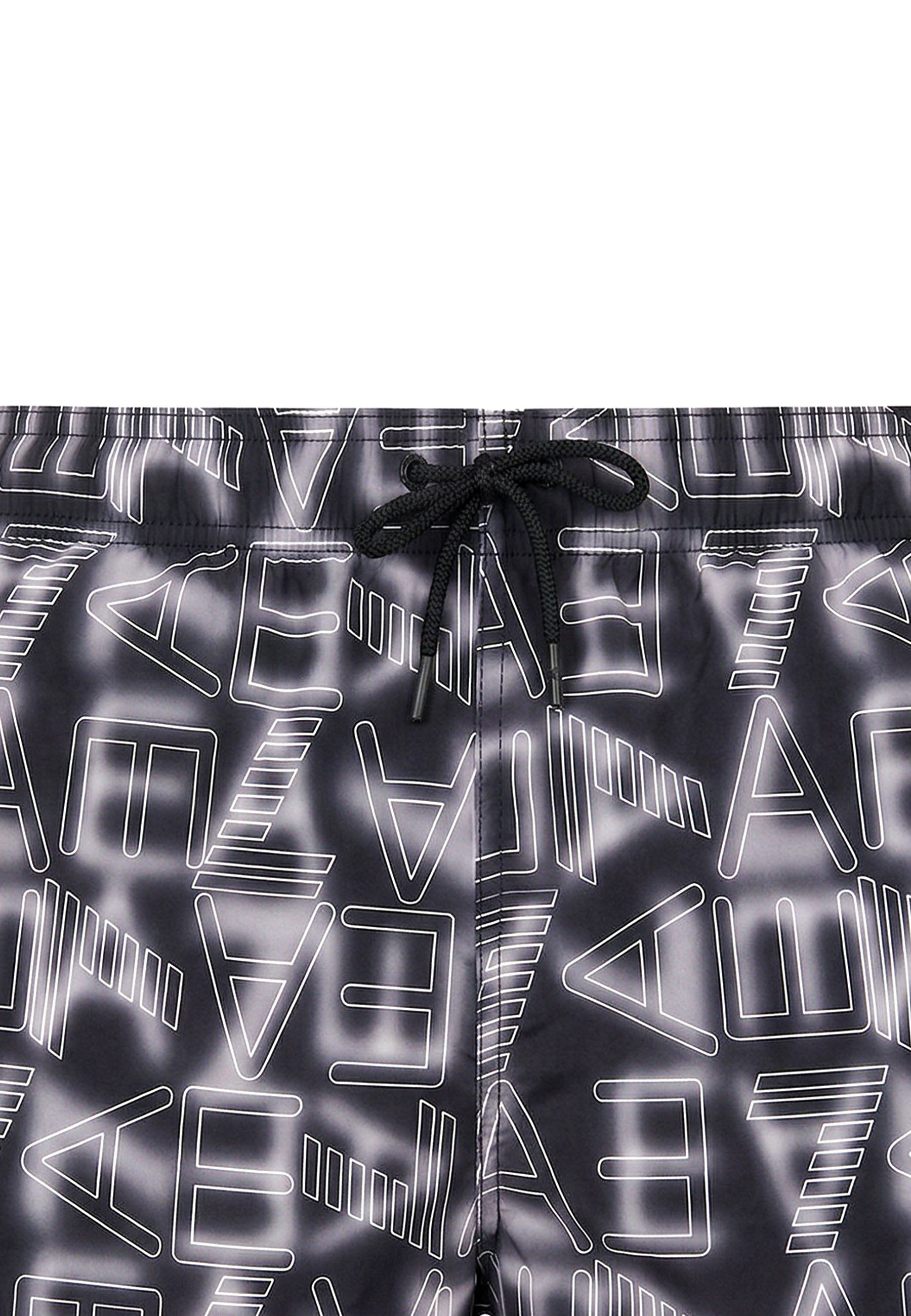 Costumi Nero Ea7 Emporio Armani