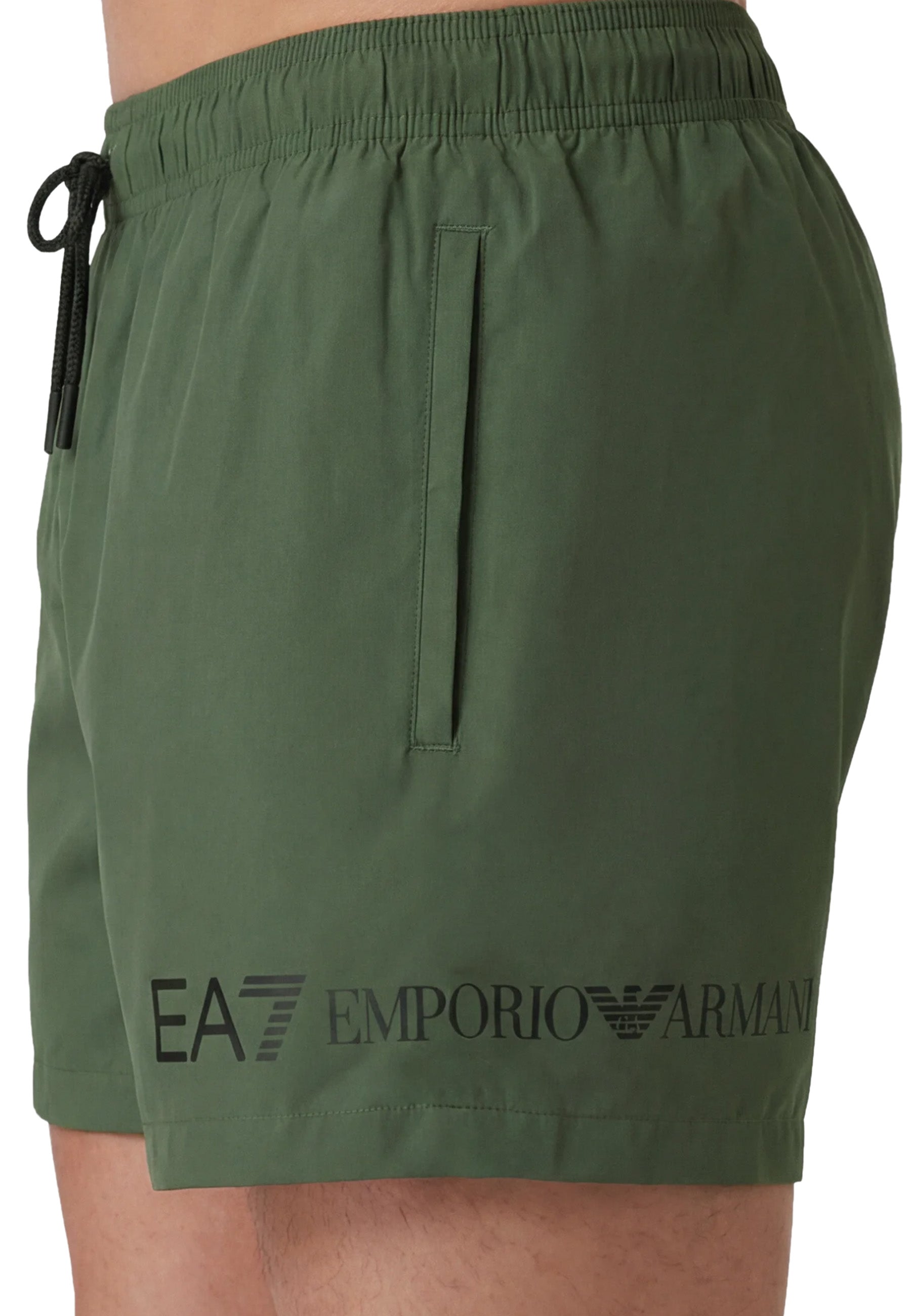 Costumi Verde Militare Ea7 Emporio Armani