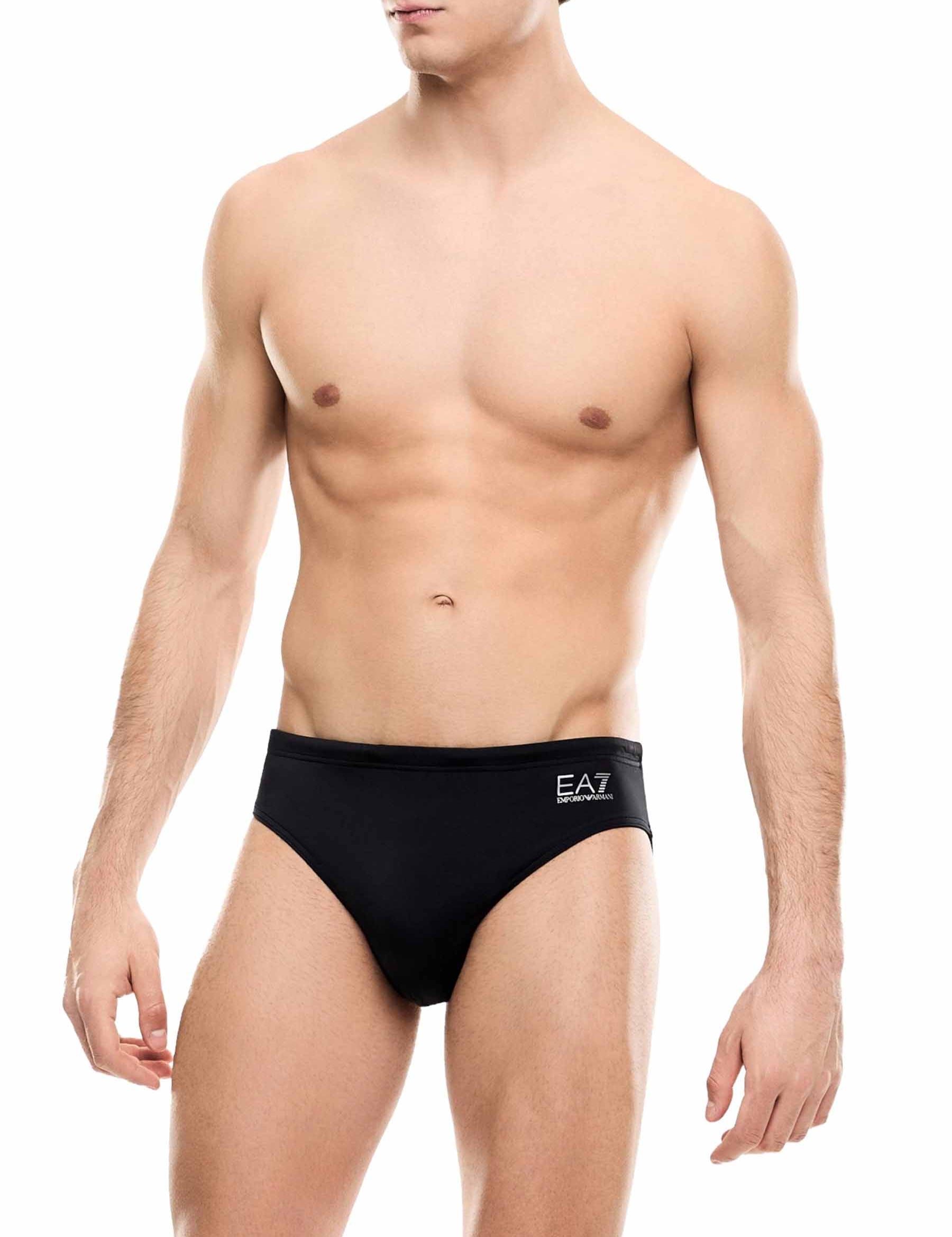 Costumi Nero Ea7 Emporio Armani