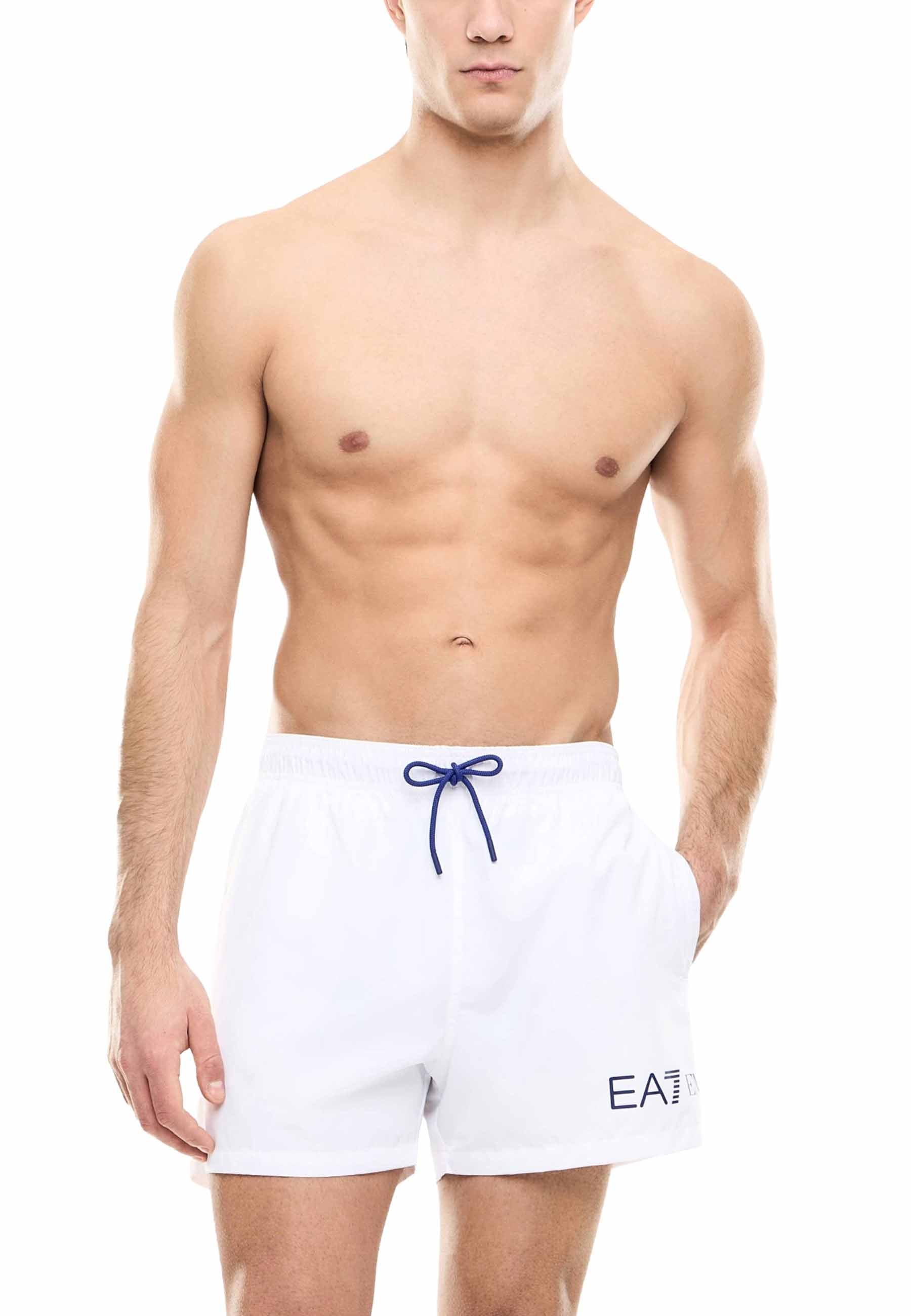 Costumi Bianco Ea7 Emporio Armani