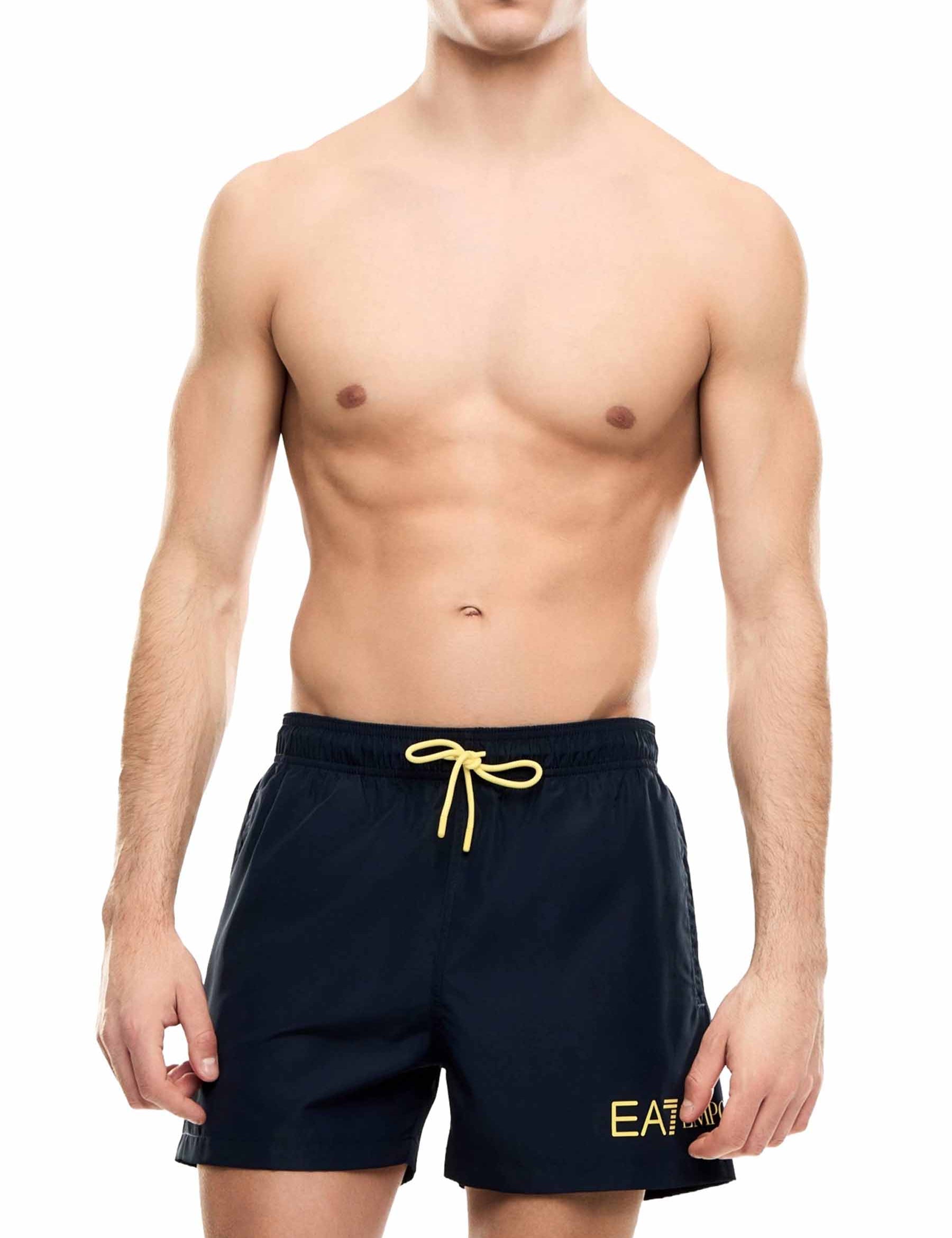 Costumi Blu Giallo Ea7 Emporio Armani