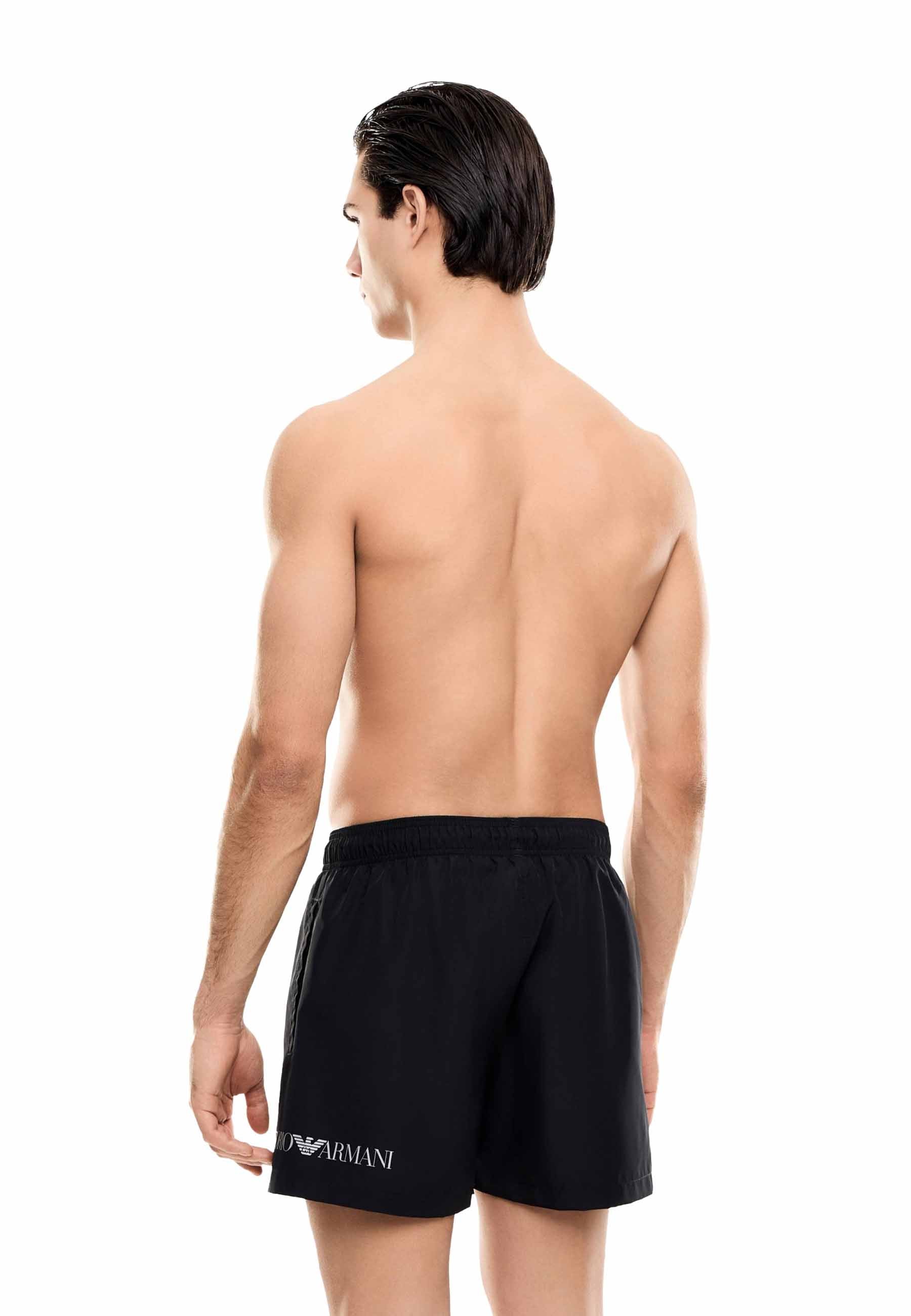 Costumi Nero Ea7 Emporio Armani