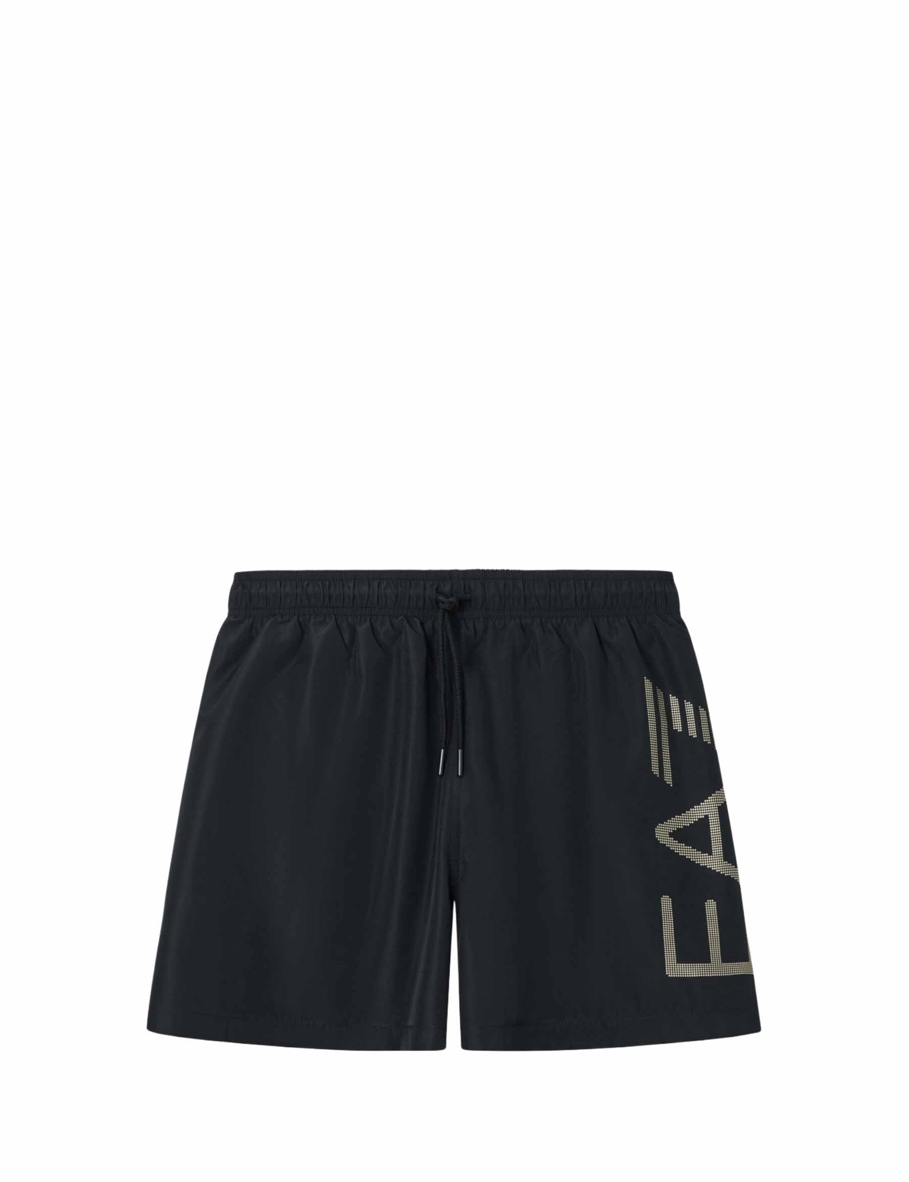 Costumi Nero Oro Ea7 Emporio Armani