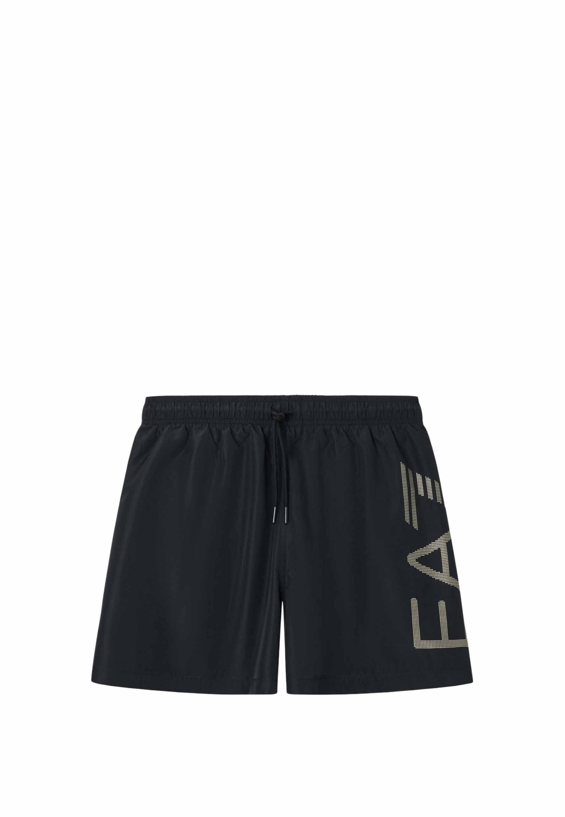 Costumi Nero Oro Ea7 Emporio Armani