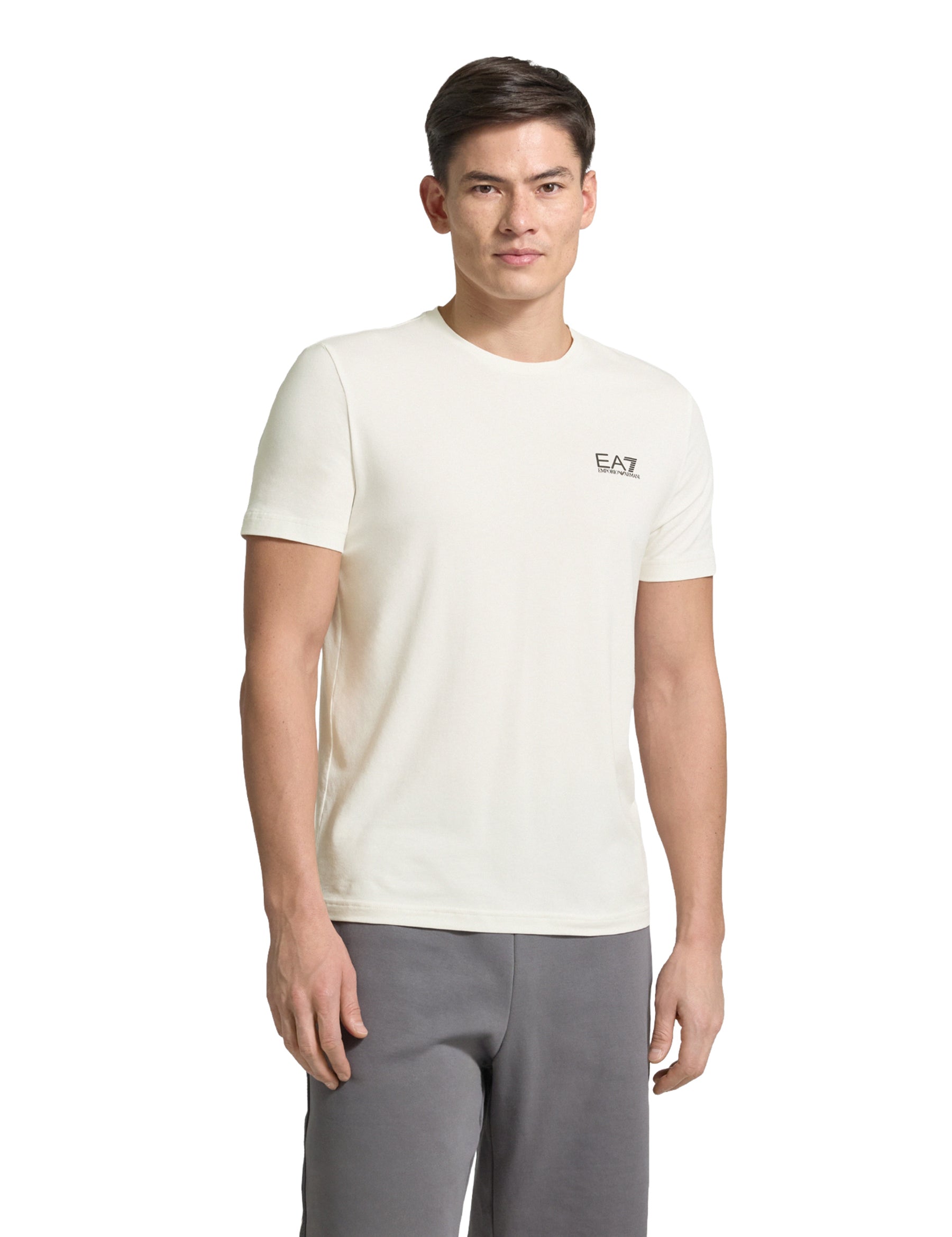 T-shirt Avorio Ea7 Emporio Armani