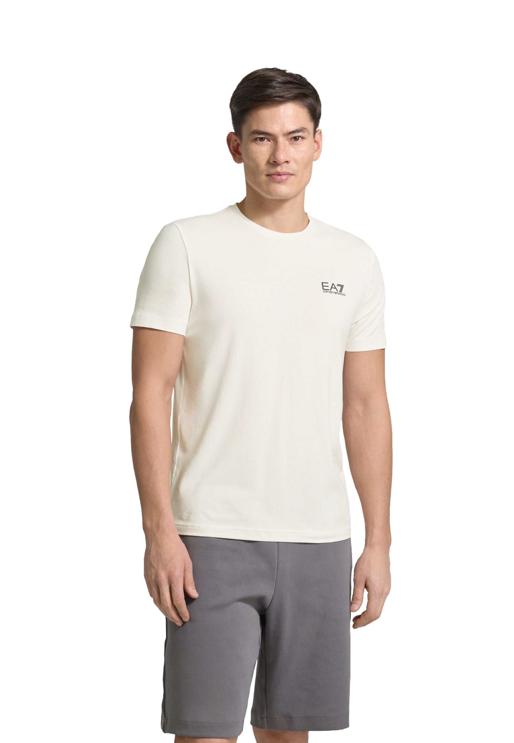 T-shirt Avorio Ea7 Emporio Armani