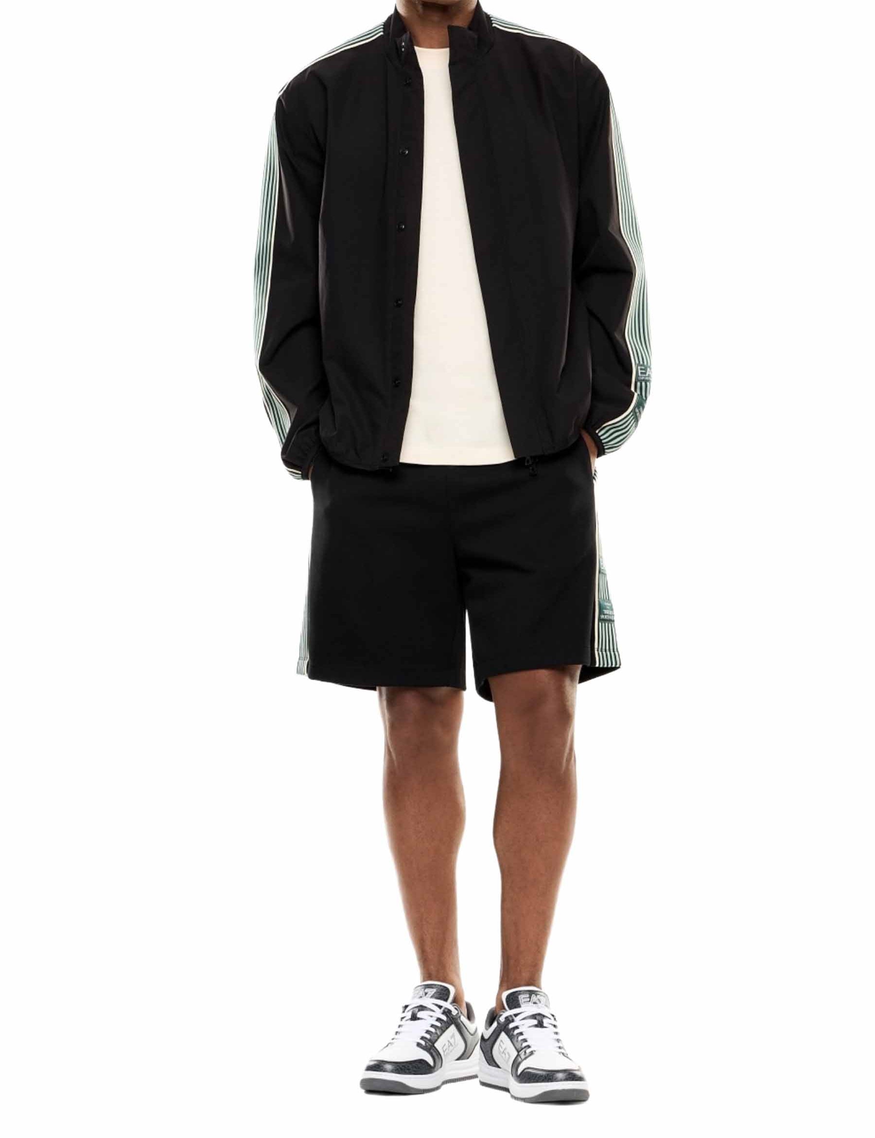 Bermuda Nero Ea7 Emporio Armani
