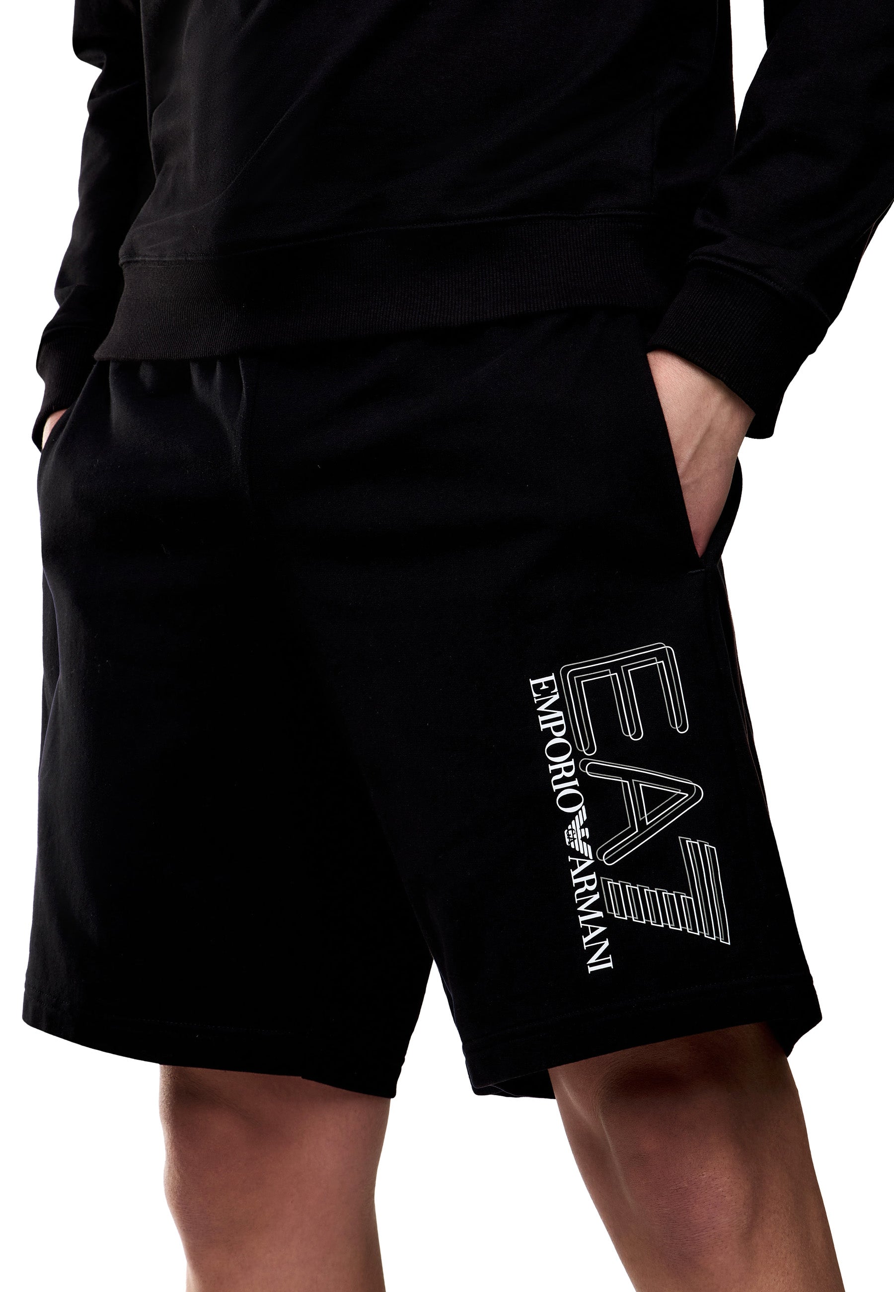 Bermuda Nero Ea7 Emporio Armani