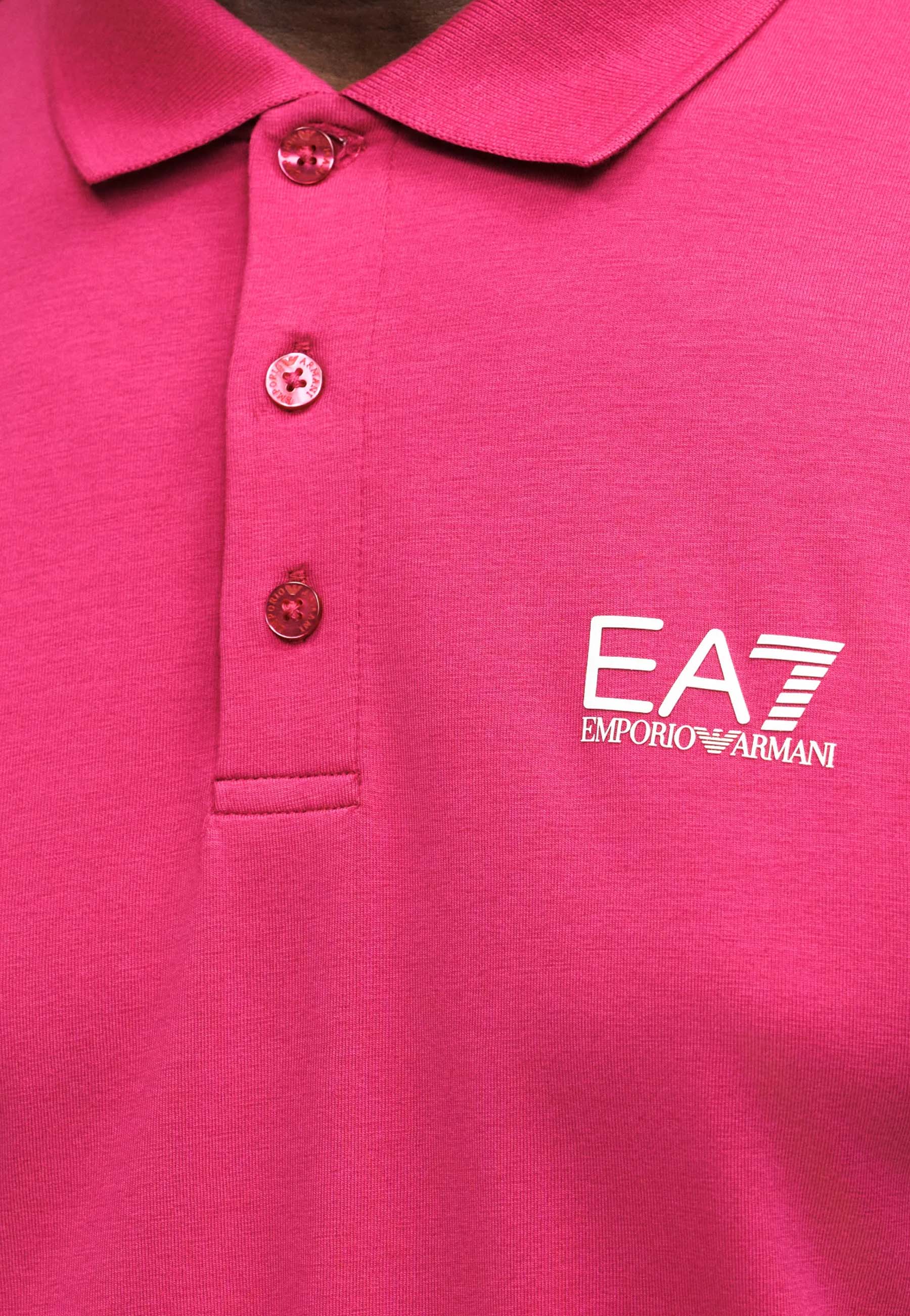Polo Fucsia Ea7 Emporio Armani