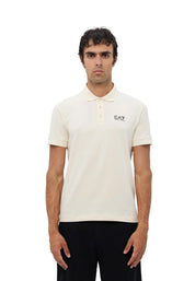 Polo Avorio Ea7 Emporio Armani