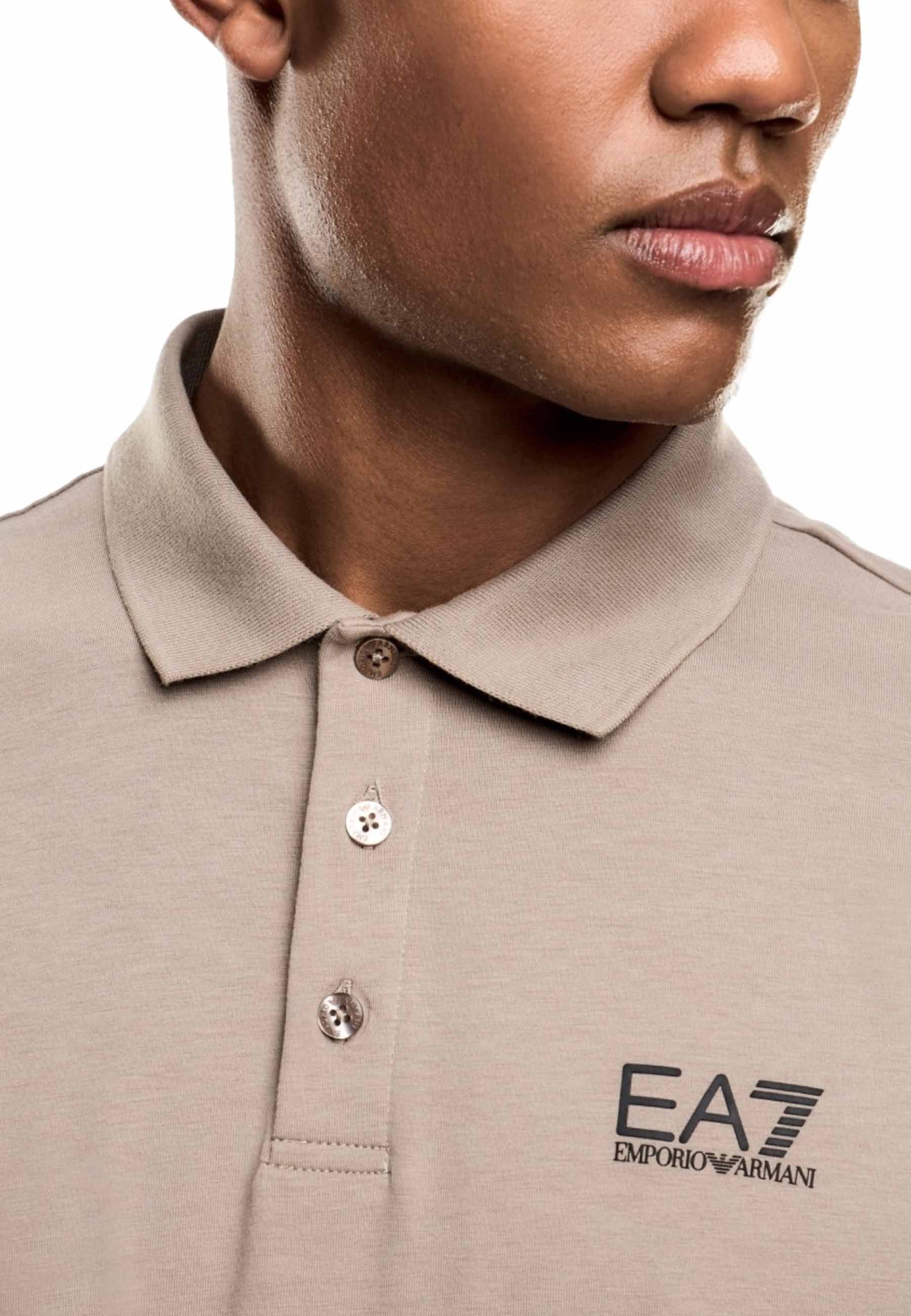 Polo Beige Ea7 Emporio Armani