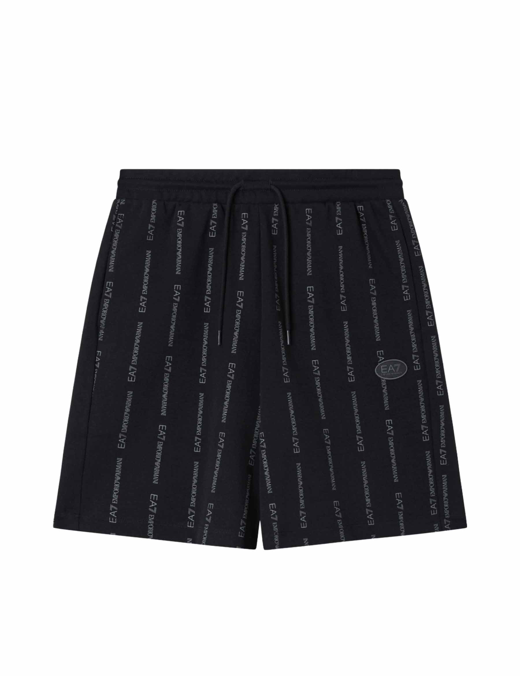 Bermuda Nero Ea7 Emporio Armani