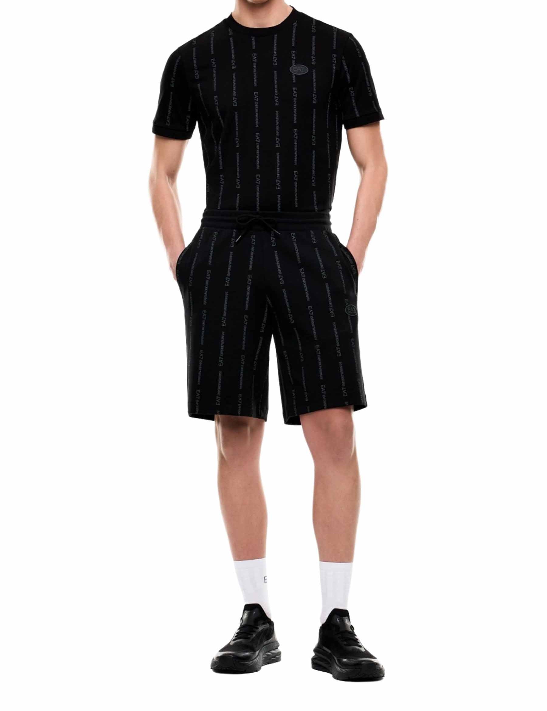 Bermuda Nero Ea7 Emporio Armani