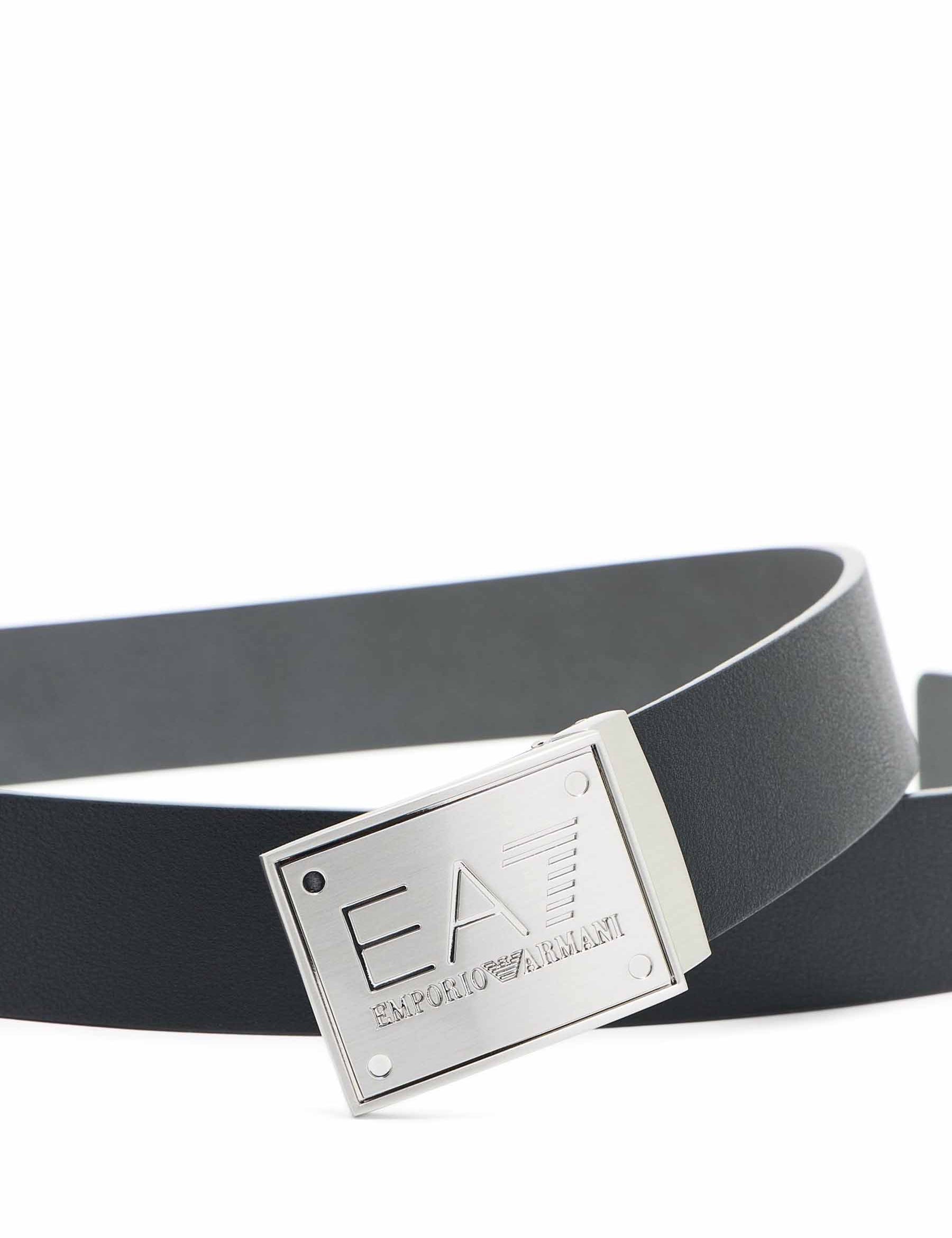 Cinture Nero Grigio Ea7 Emporio Armani