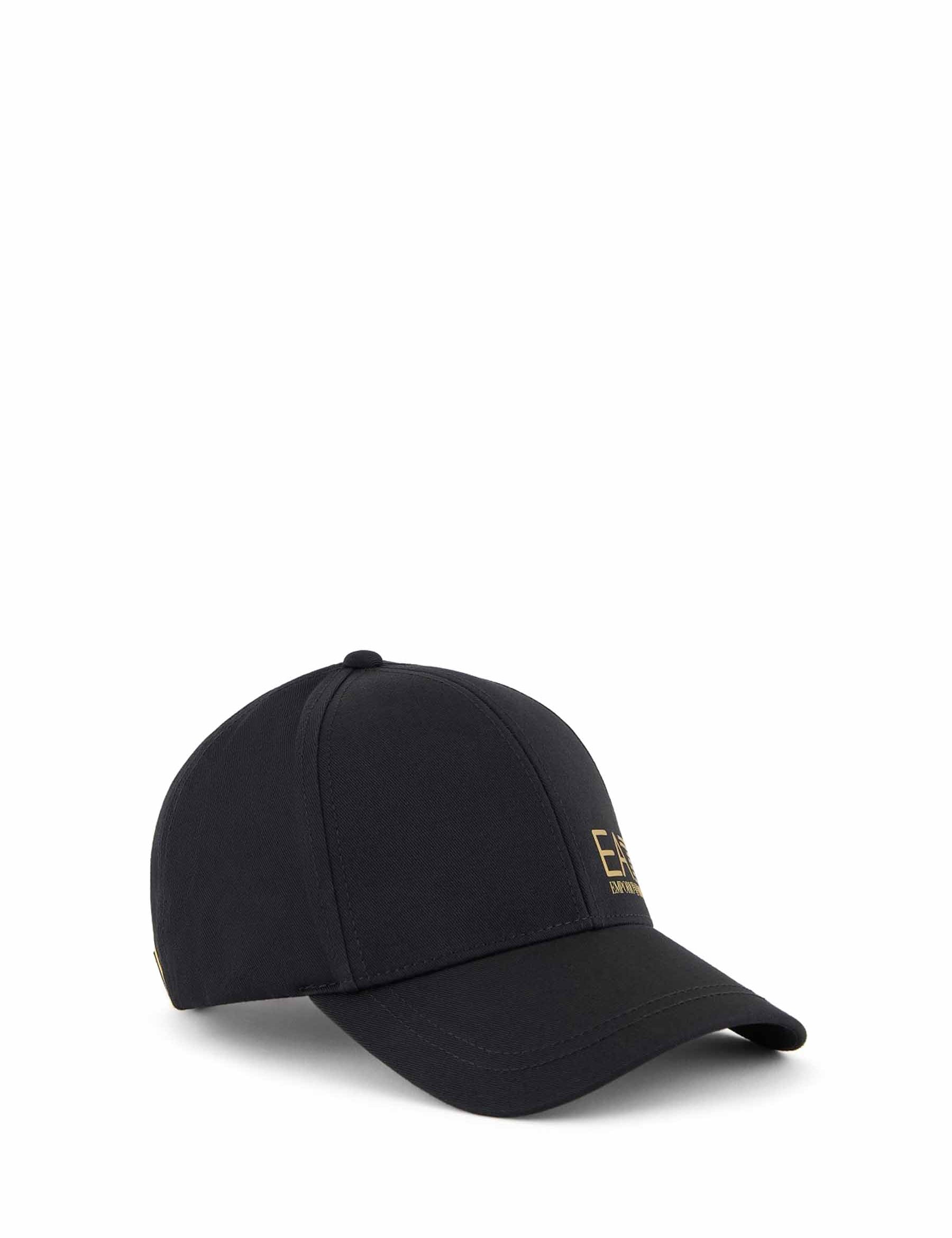 Cappelli Nero Oro Ea7 Emporio Armani