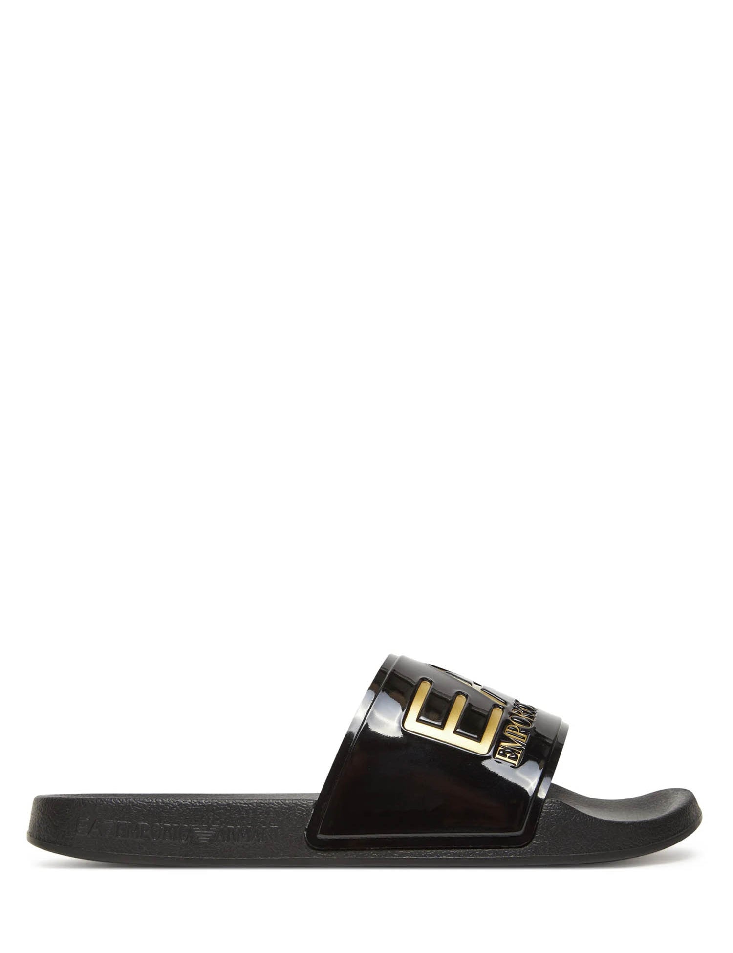 Ciabatte Nero Oro Ea7 Emporio Armani