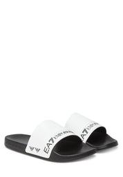 Ciabatte Bianco Nero Ea7 Emporio Armani