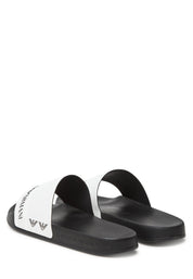 Ciabatte Bianco Nero Ea7 Emporio Armani