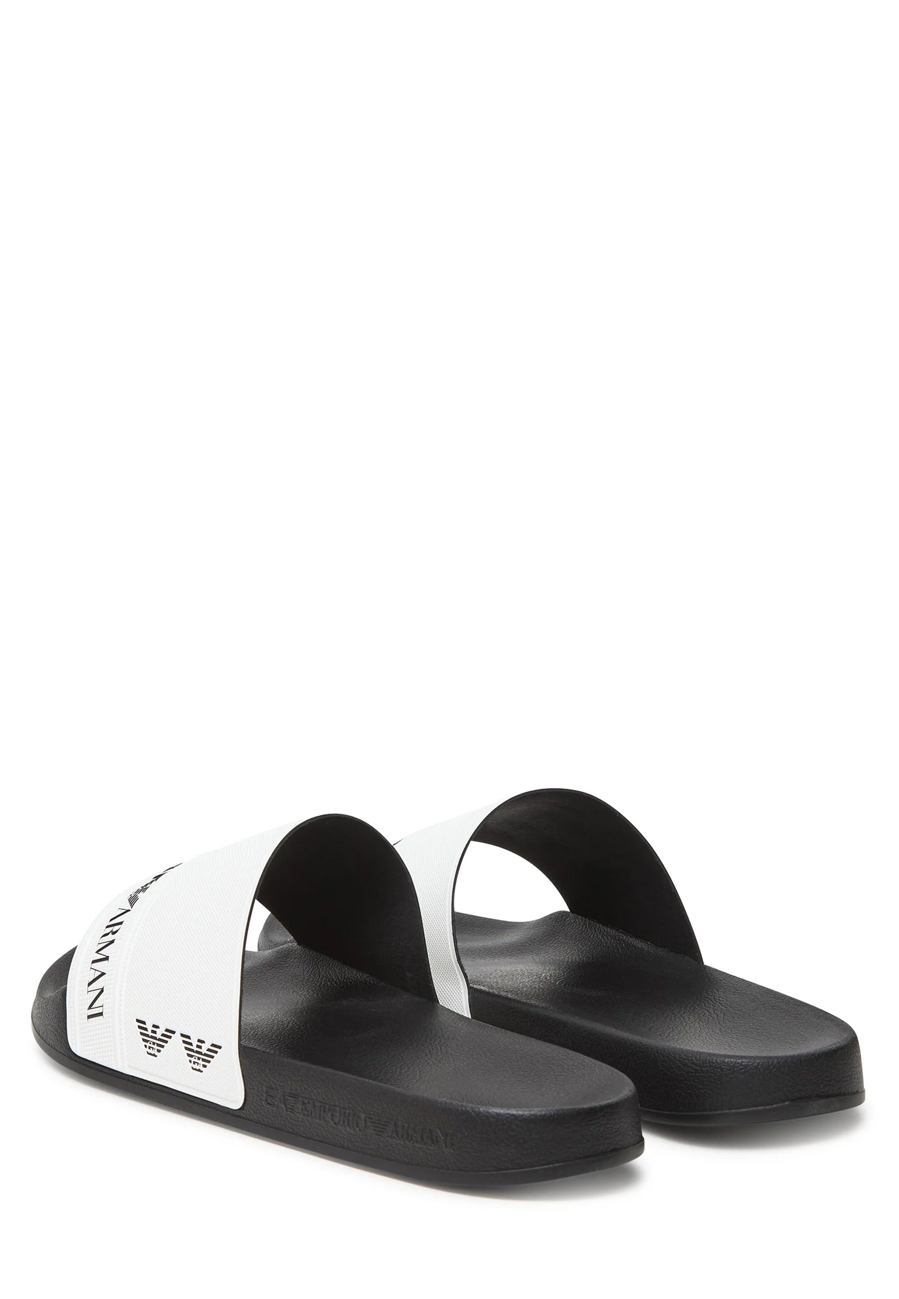 Ciabatte Bianco Nero Ea7 Emporio Armani