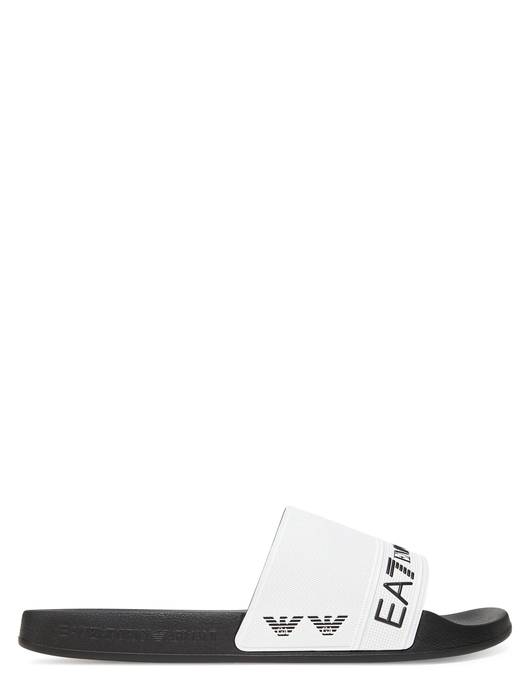 Ciabatte Bianco Nero Ea7 Emporio Armani