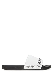Ciabatte Bianco Nero Ea7 Emporio Armani