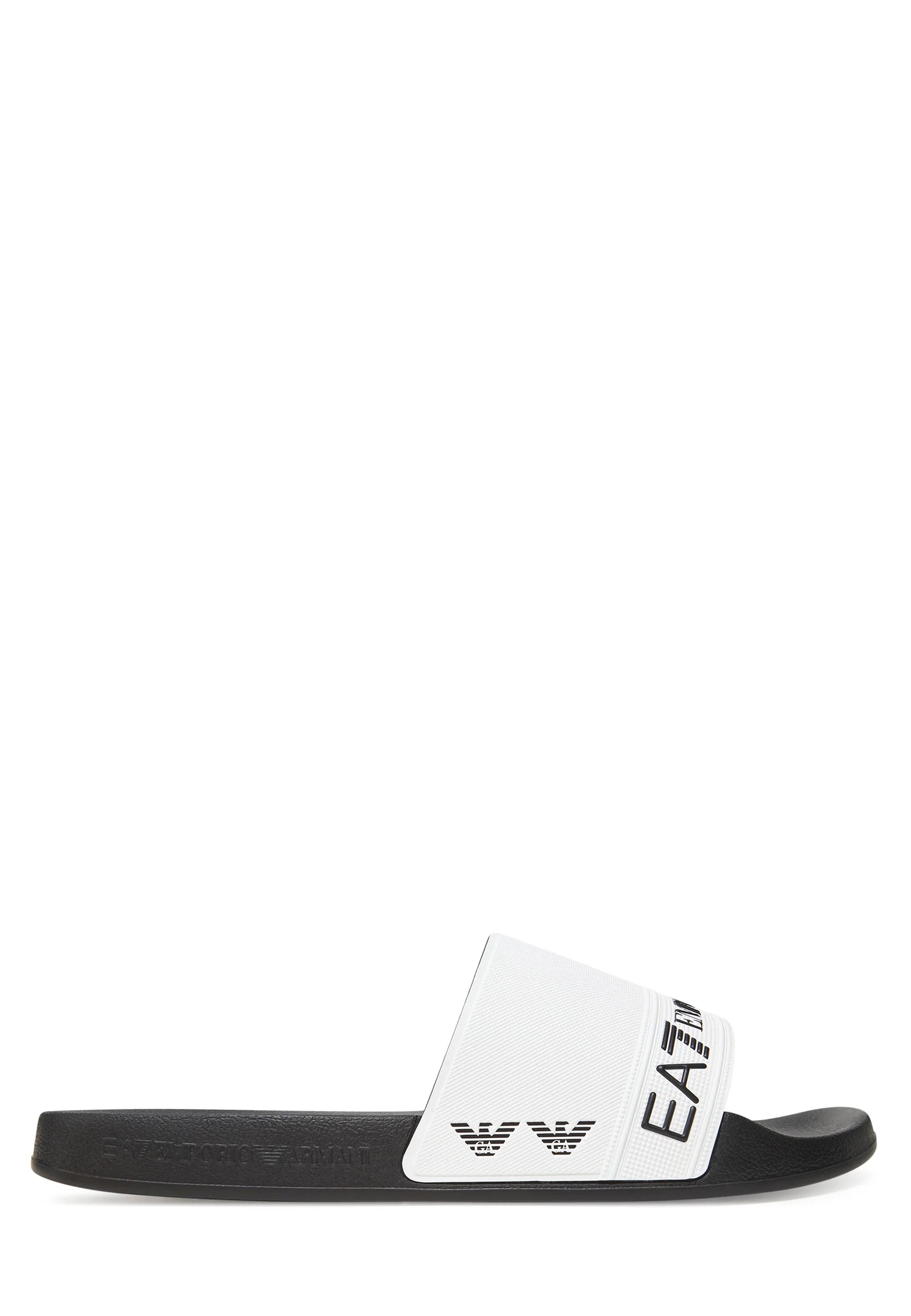 Ciabatte Bianco Nero Ea7 Emporio Armani