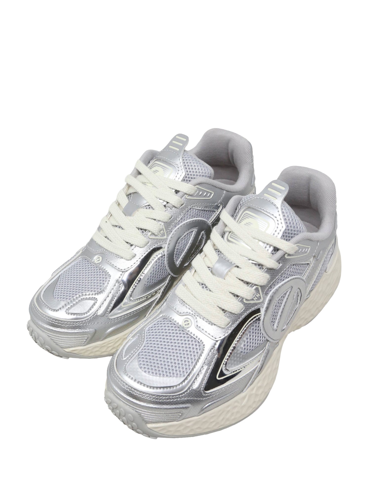 Sneakers Argento No Name