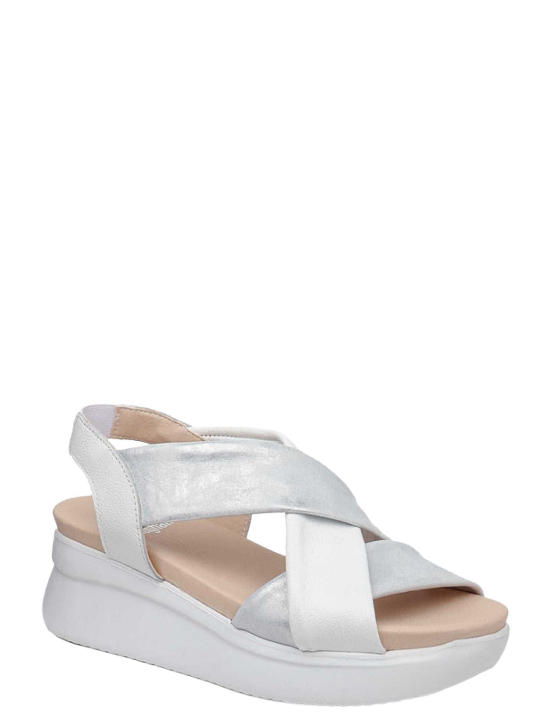 Sandali zeppa Bianco Callaghan