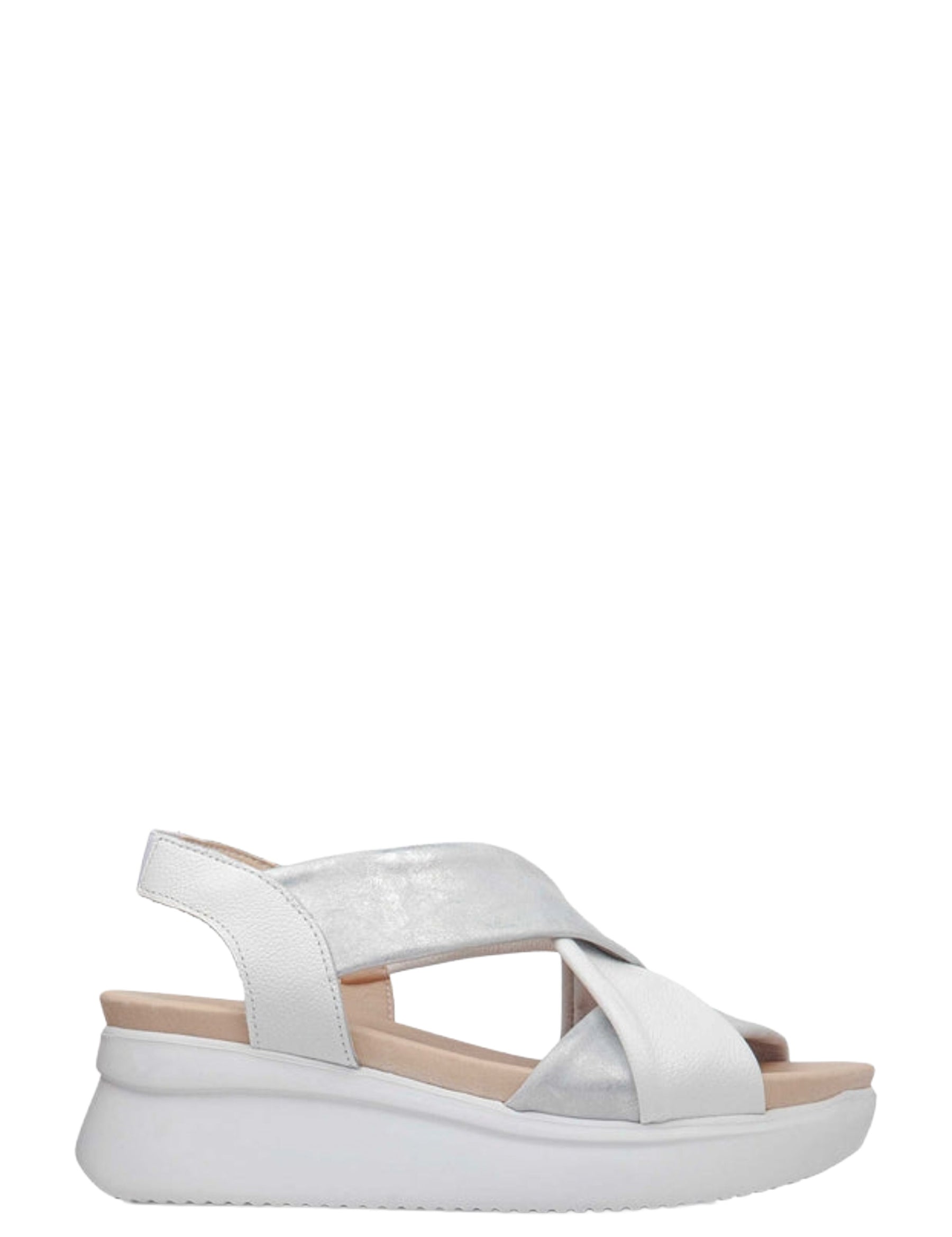 Sandali zeppa Bianco Callaghan