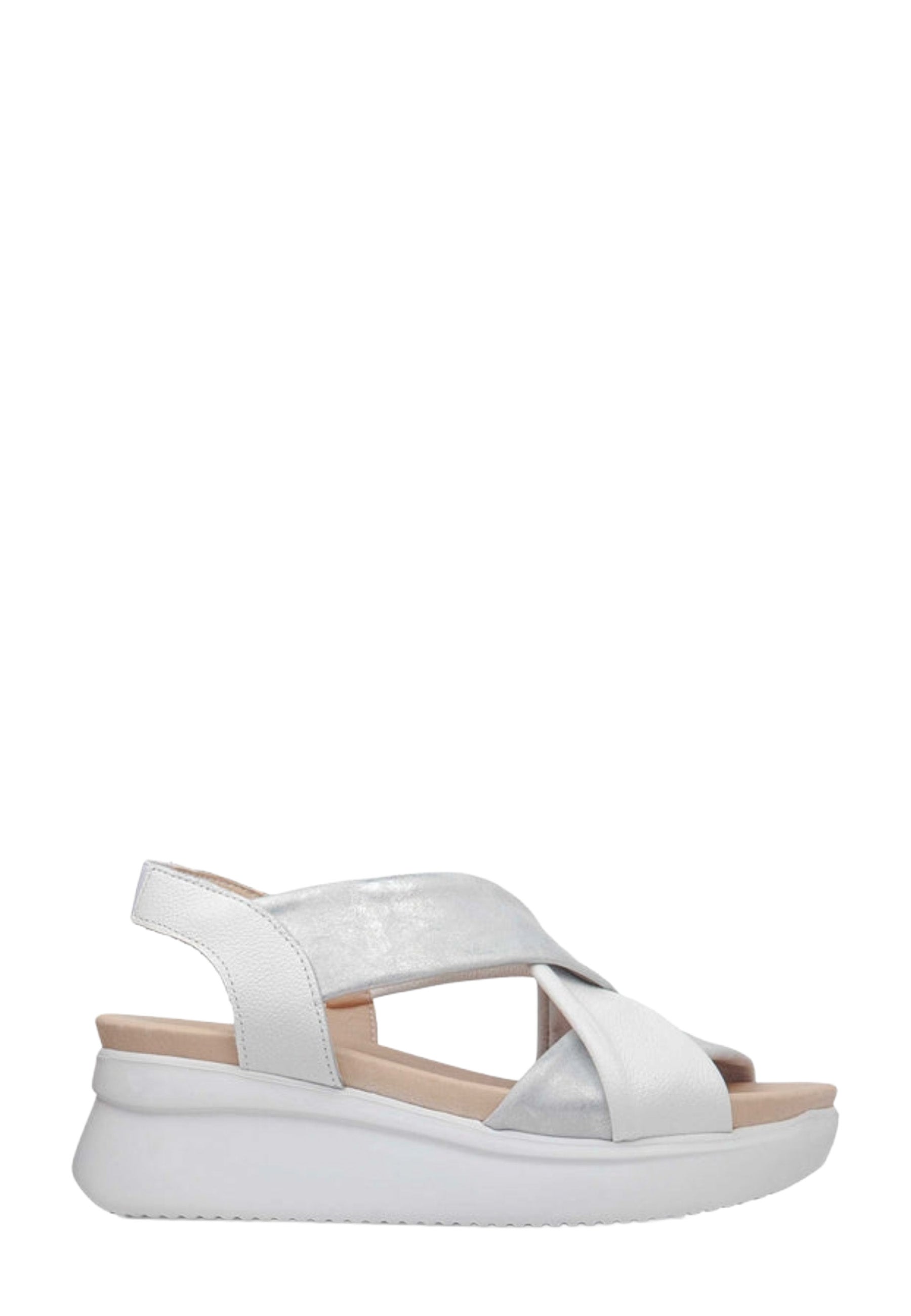 Sandali zeppa Bianco Callaghan