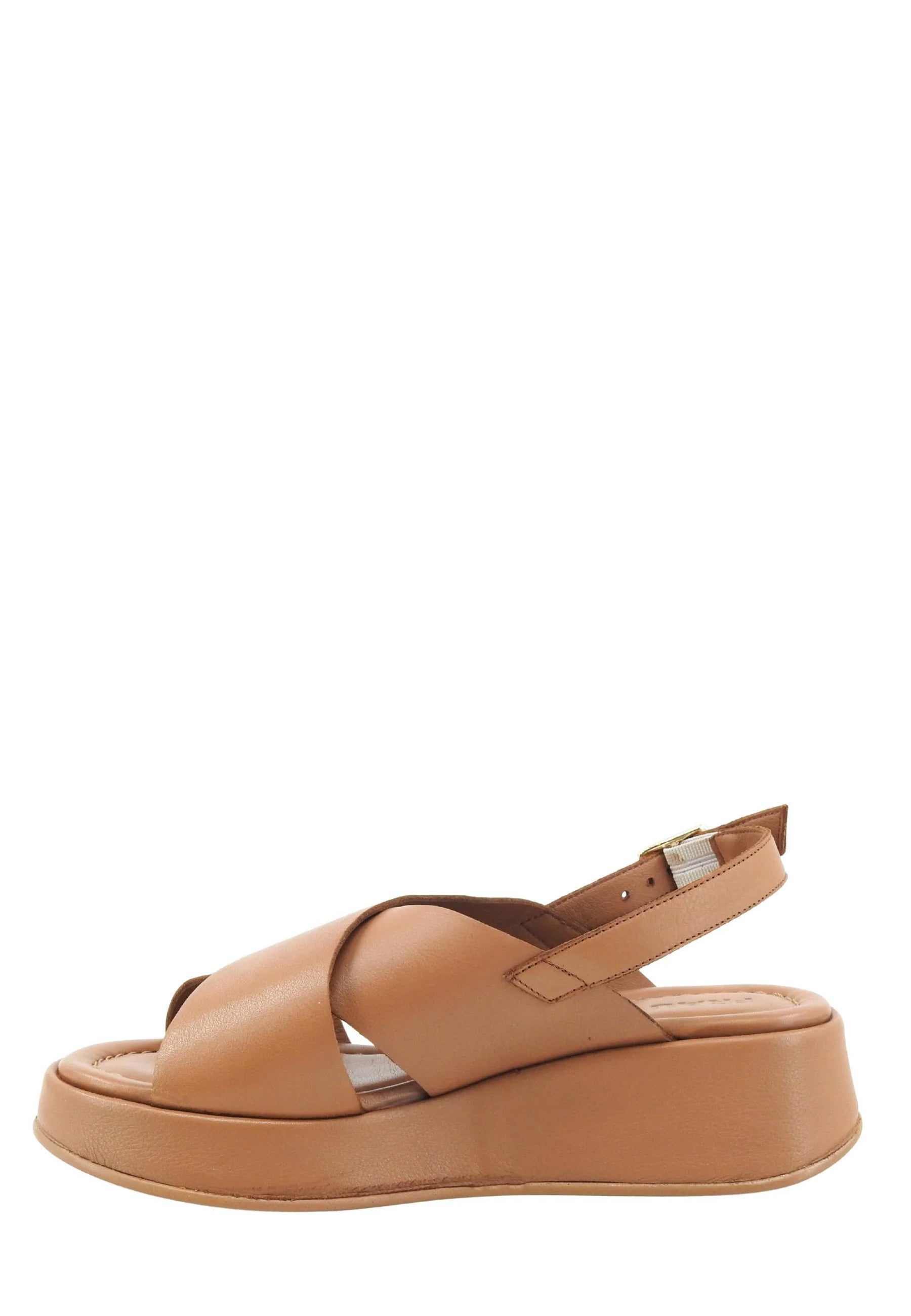 Sandali zeppa Marrone Frau