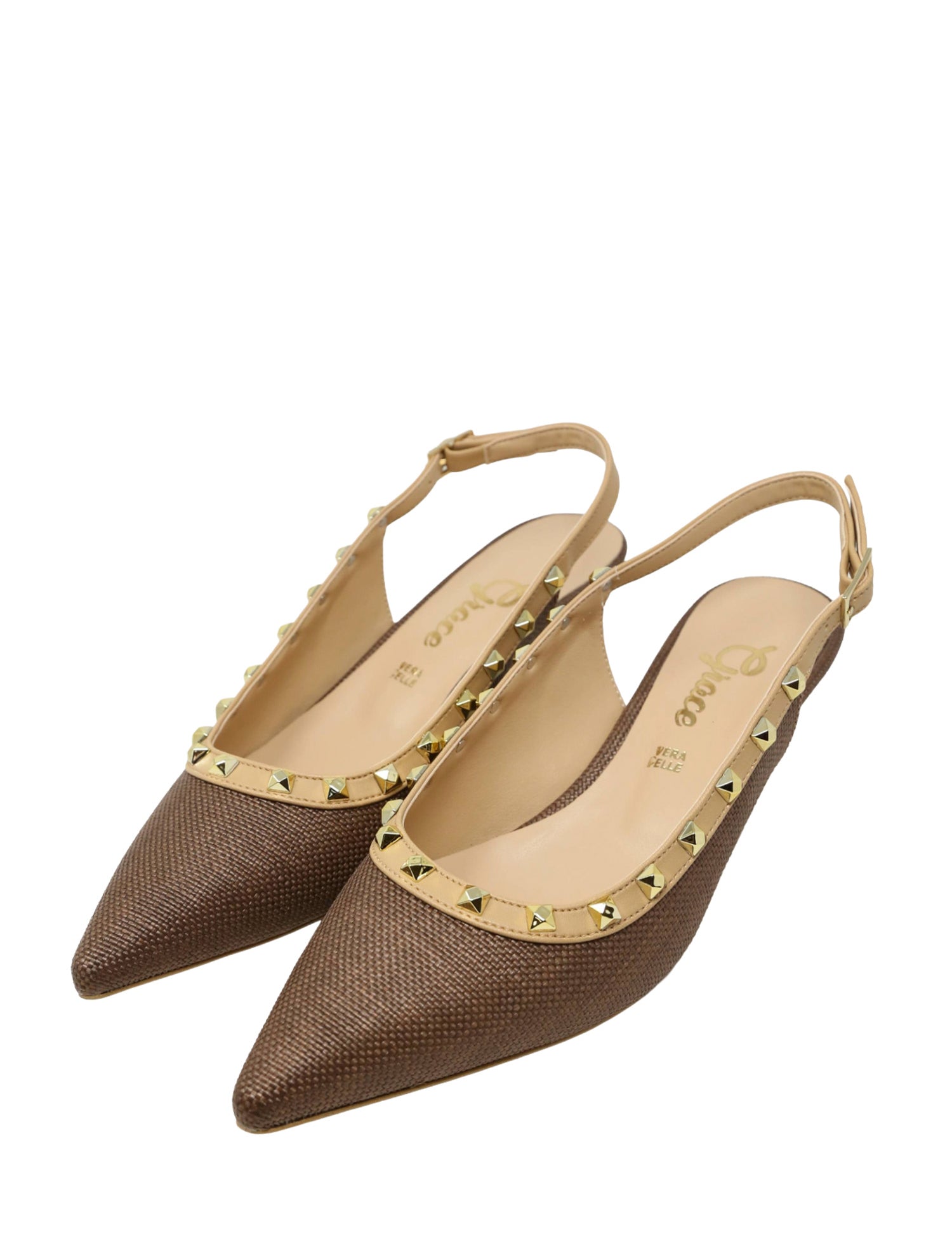 Sandali tacco Marrone Grace Shoes
