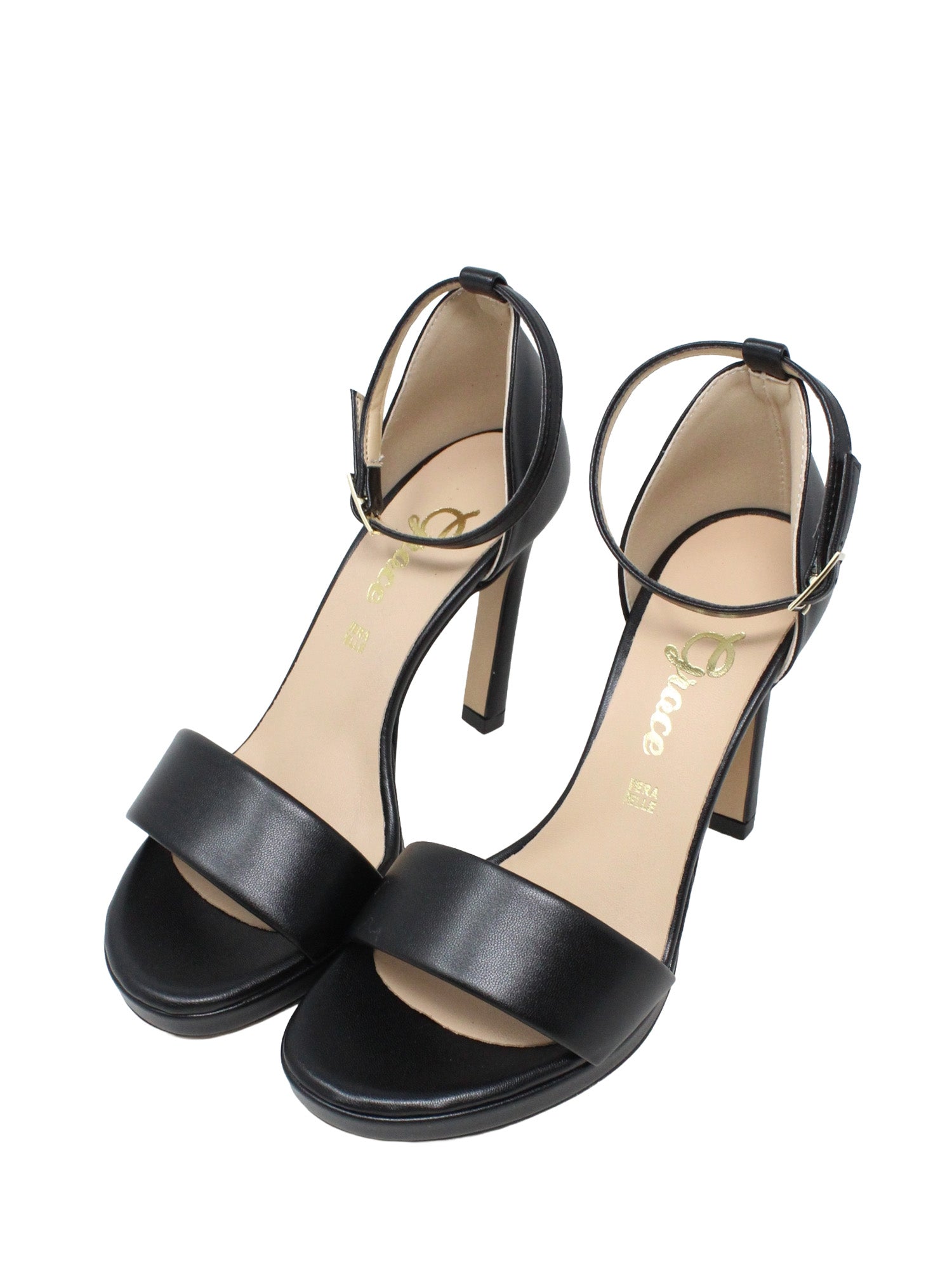 Sandali tacco Nero Grace Shoes