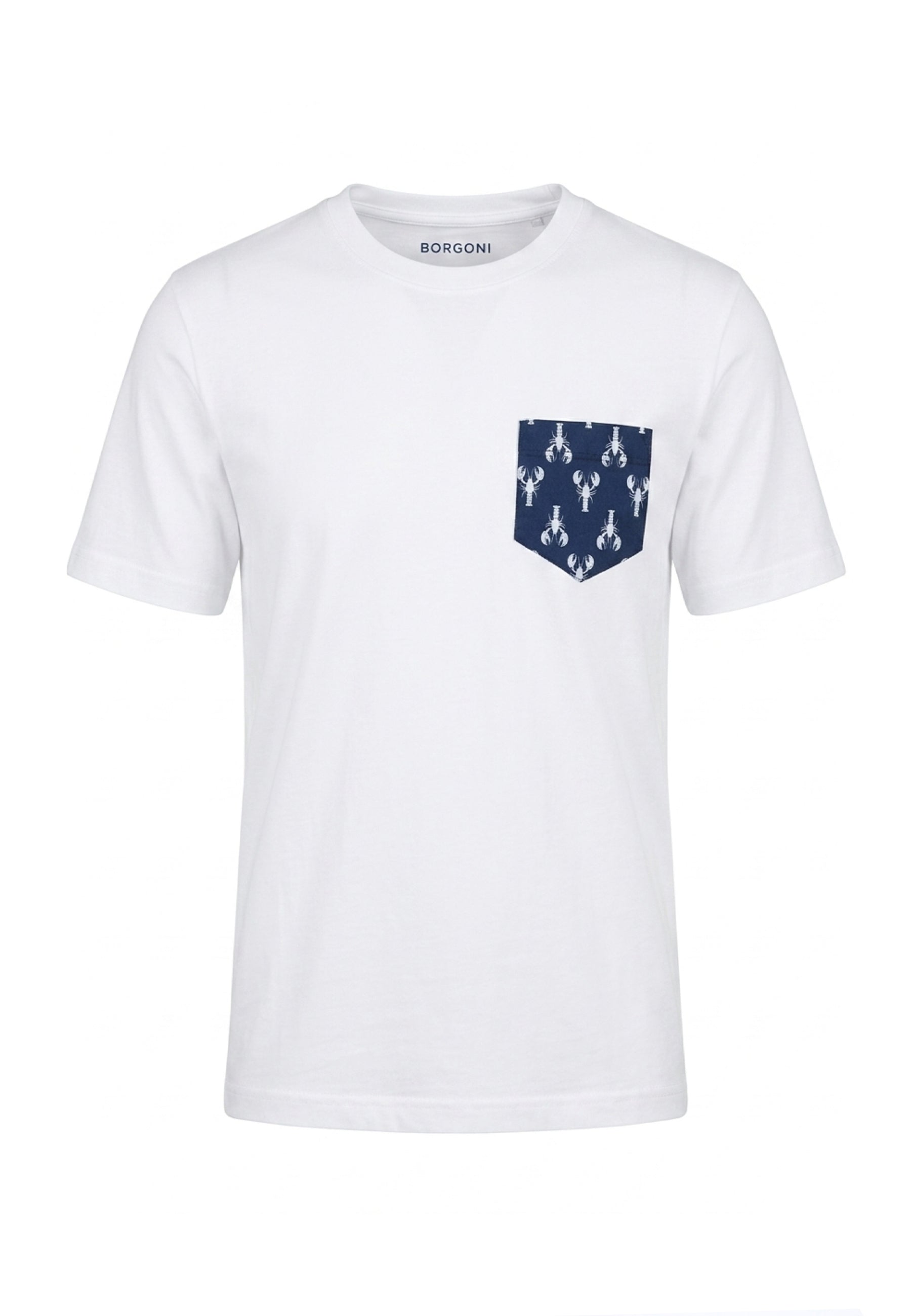 T-shirt Bianco Borgoni Jeans