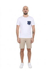 T-shirt Bianco Borgoni Jeans
