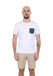 T-shirt Bianco Borgoni Jeans