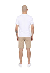 T-shirt Bianco Rosso Borgoni Jeans