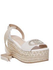 Sandali zeppa Beige Liu-jo