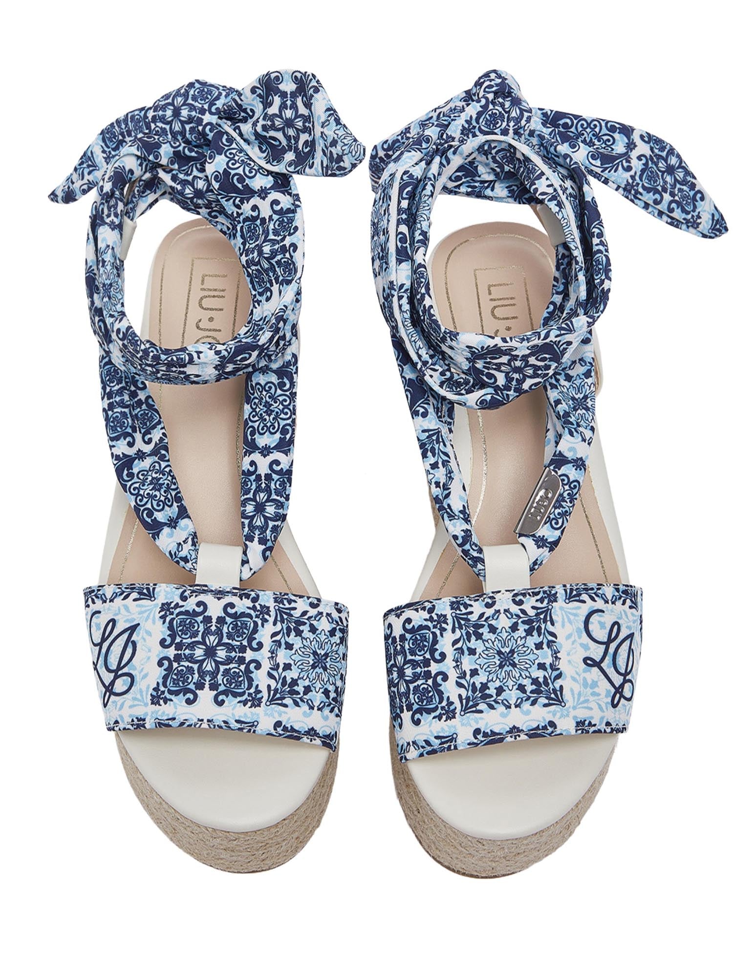 Sandali zeppa Blu Liu-jo