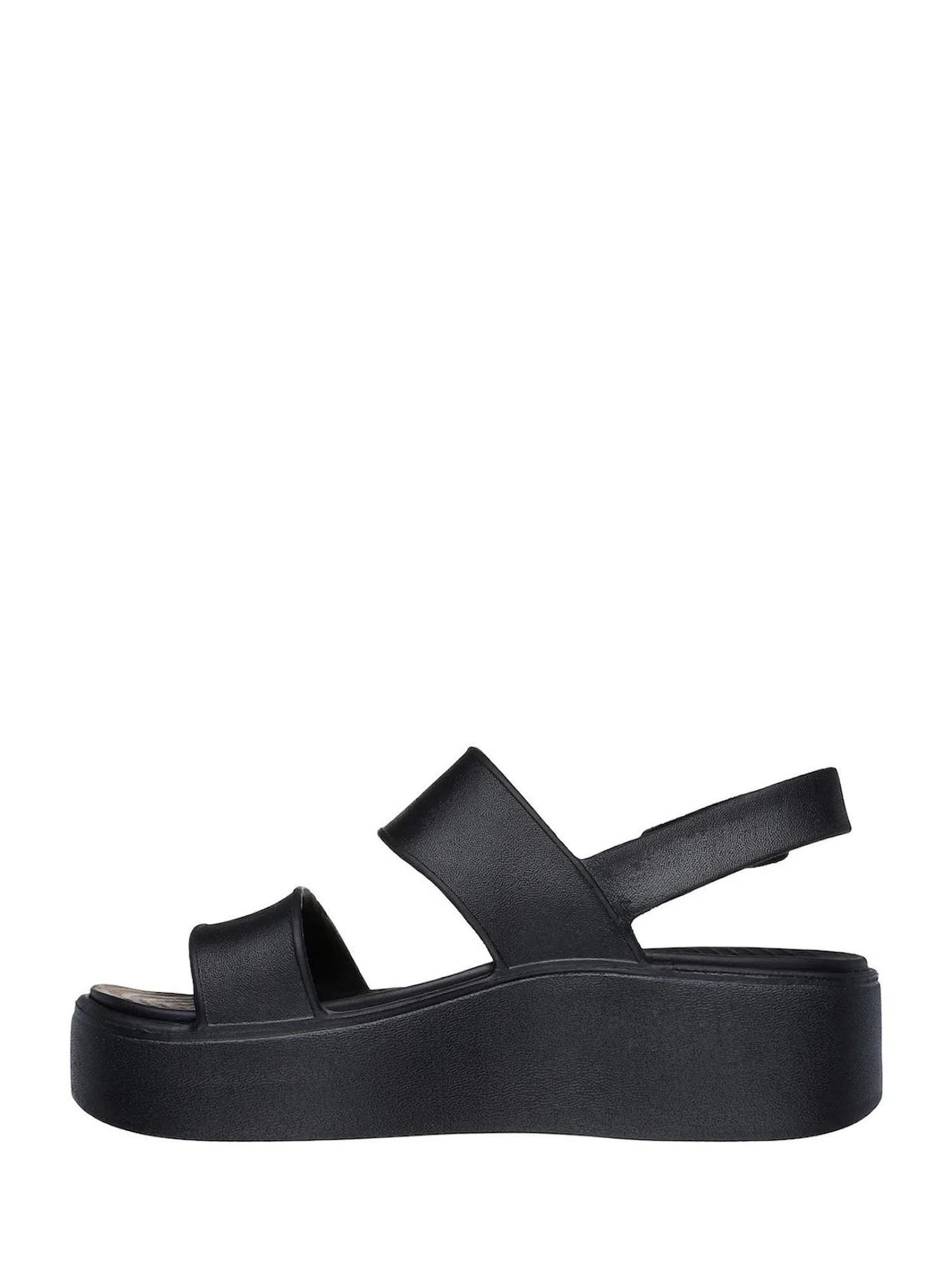 Sandali zeppa Nero Skechers