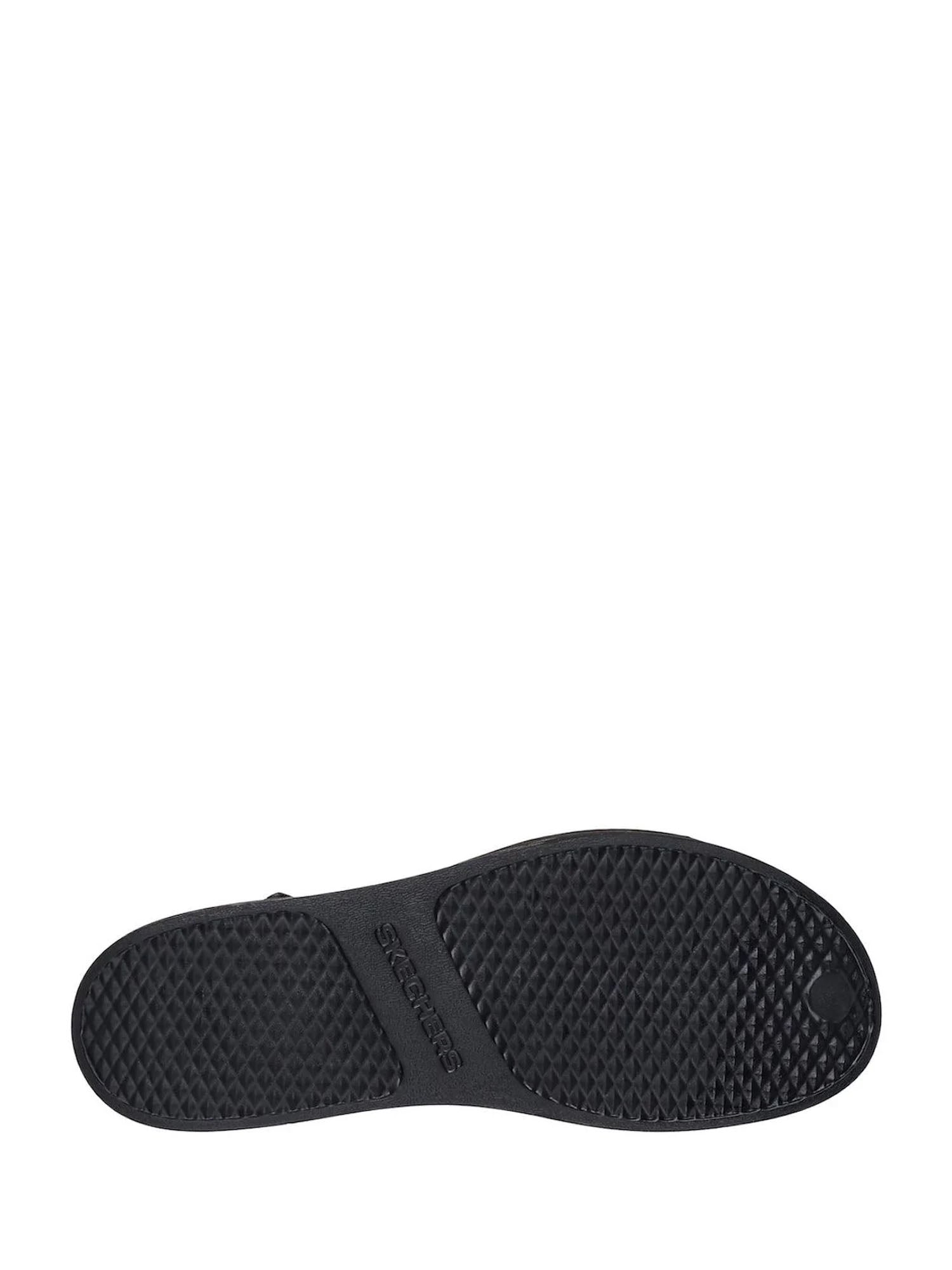 Sandali zeppa Nero Skechers