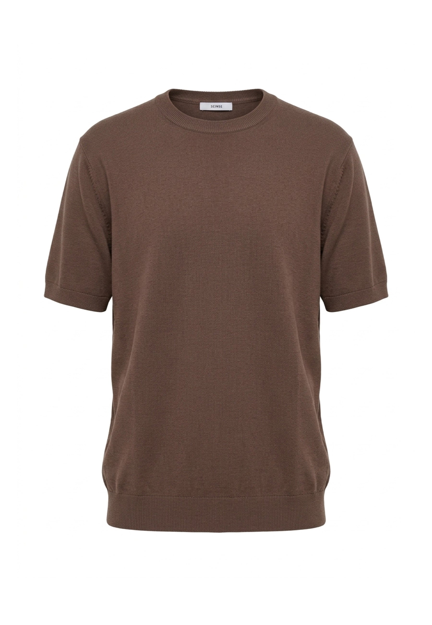 T-shirt Marrone Sseinse