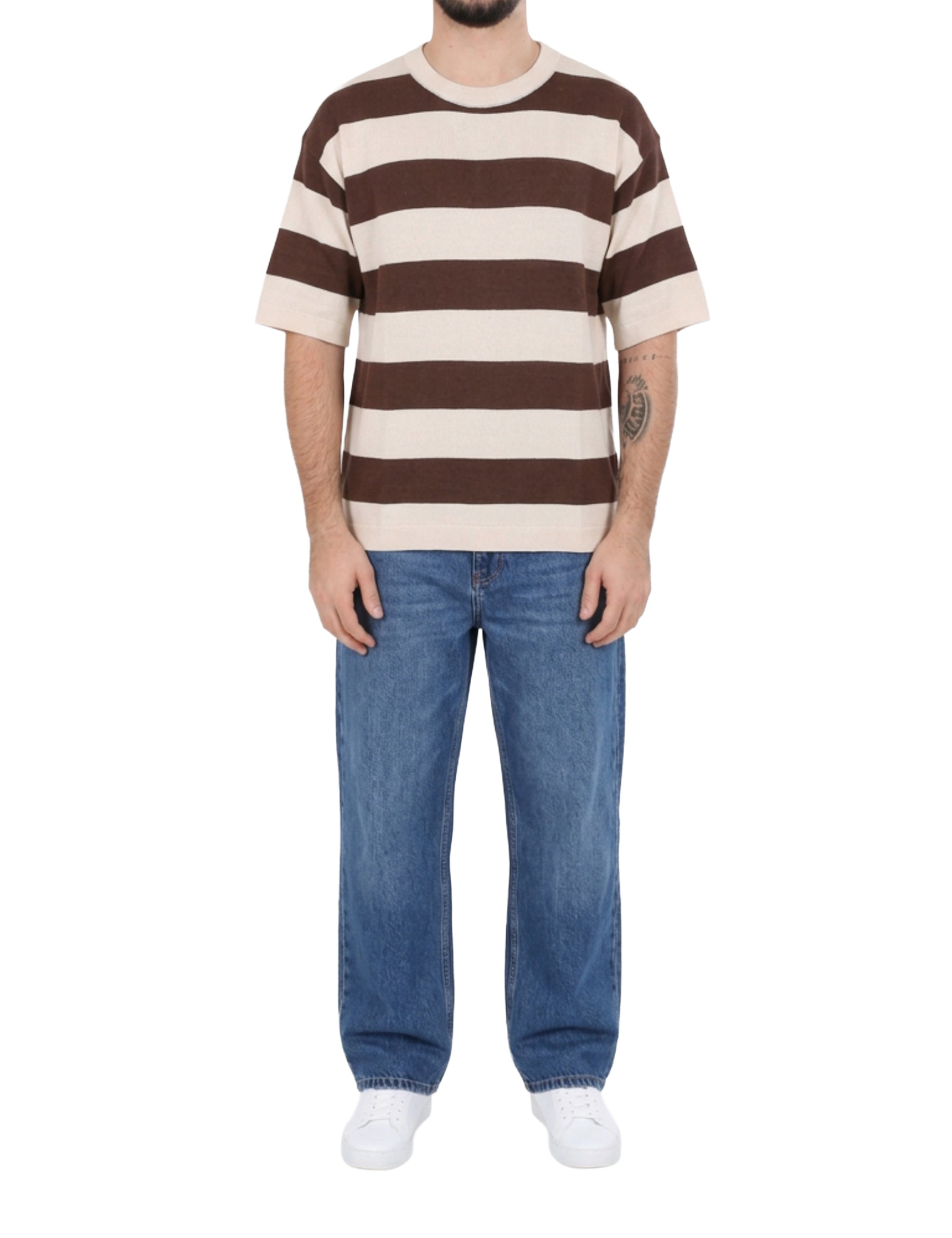 T-shirt Marrone Sseinse