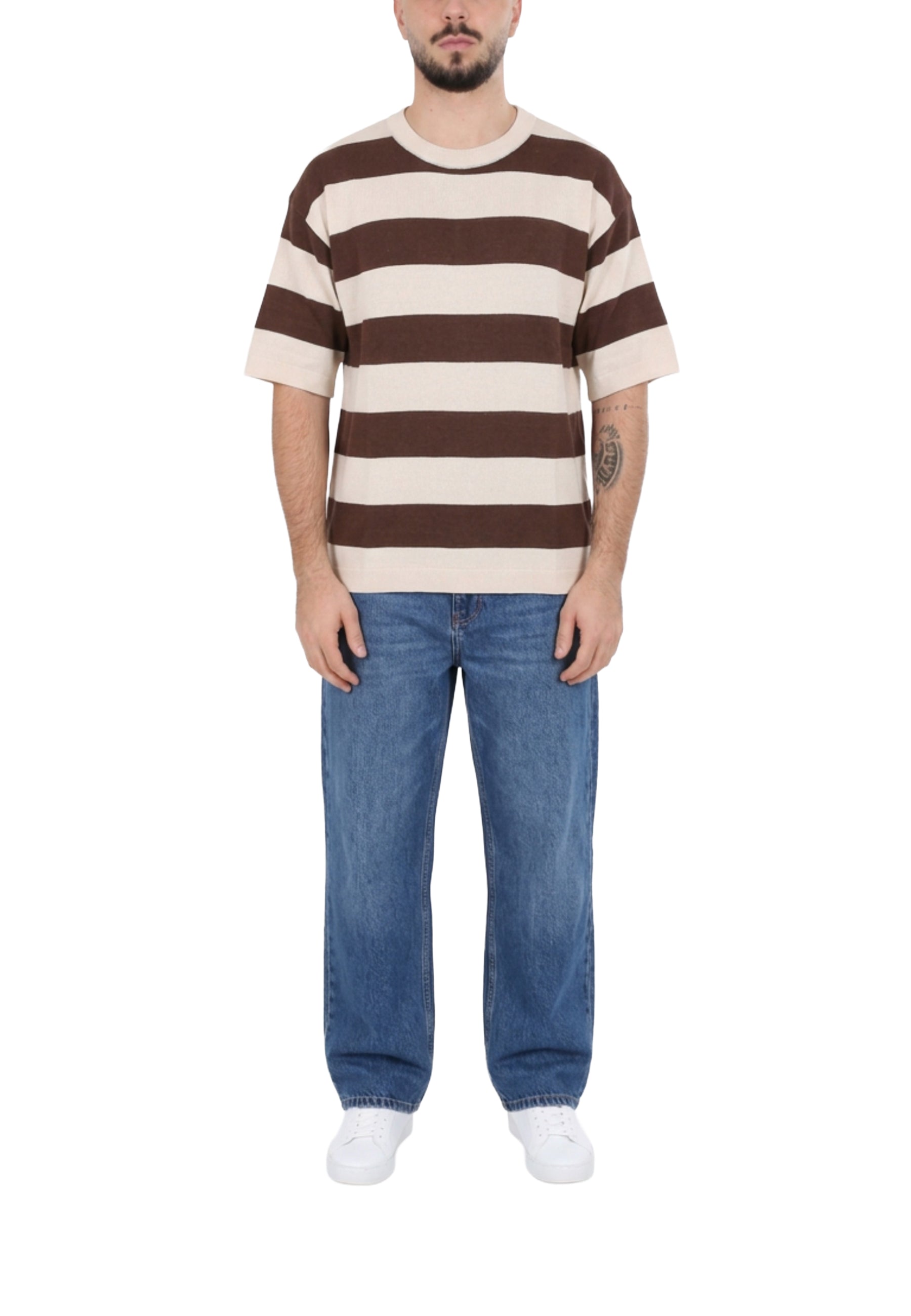 T-shirt Marrone Sseinse